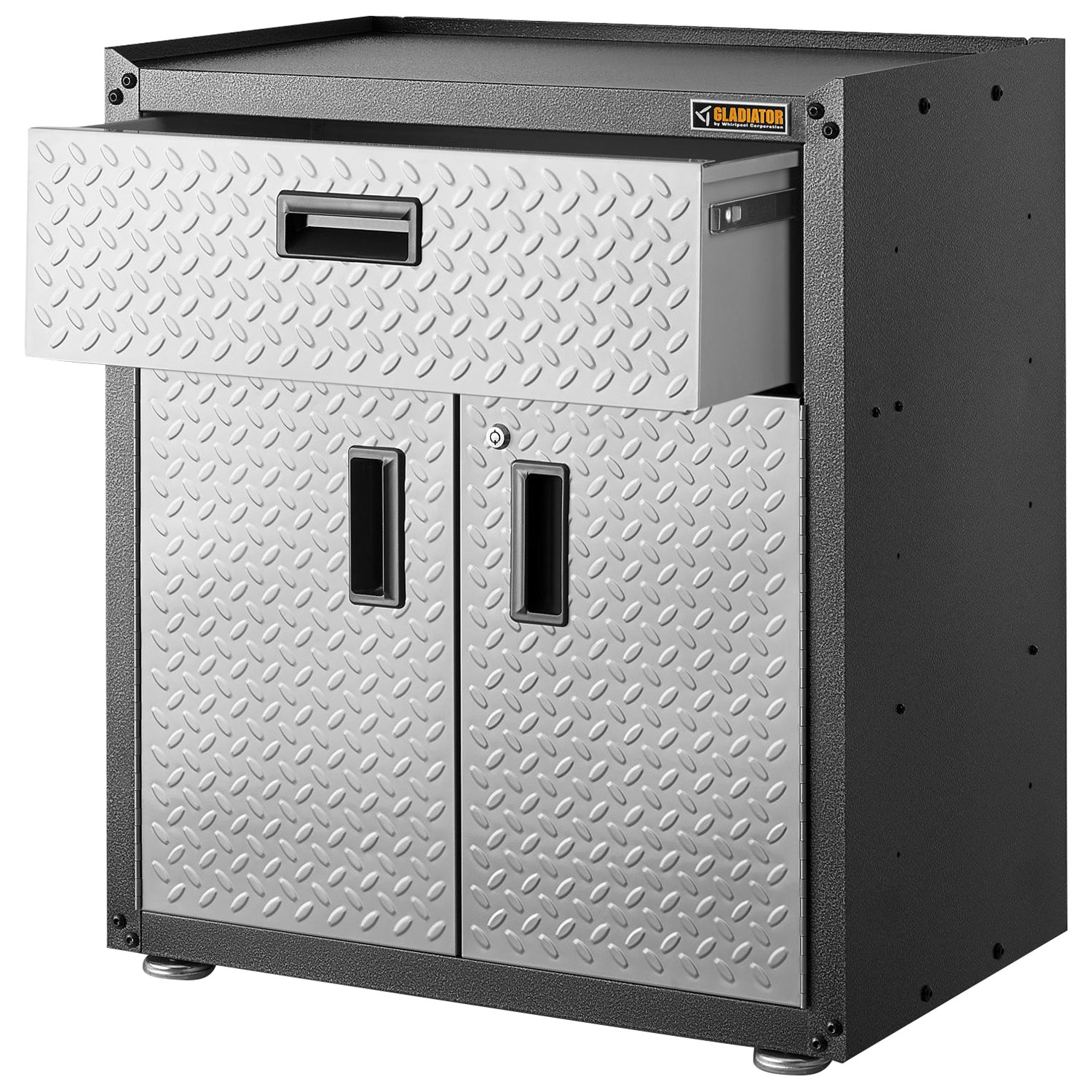 Armoire murale en acier GearBox de Gladiator - Argenté