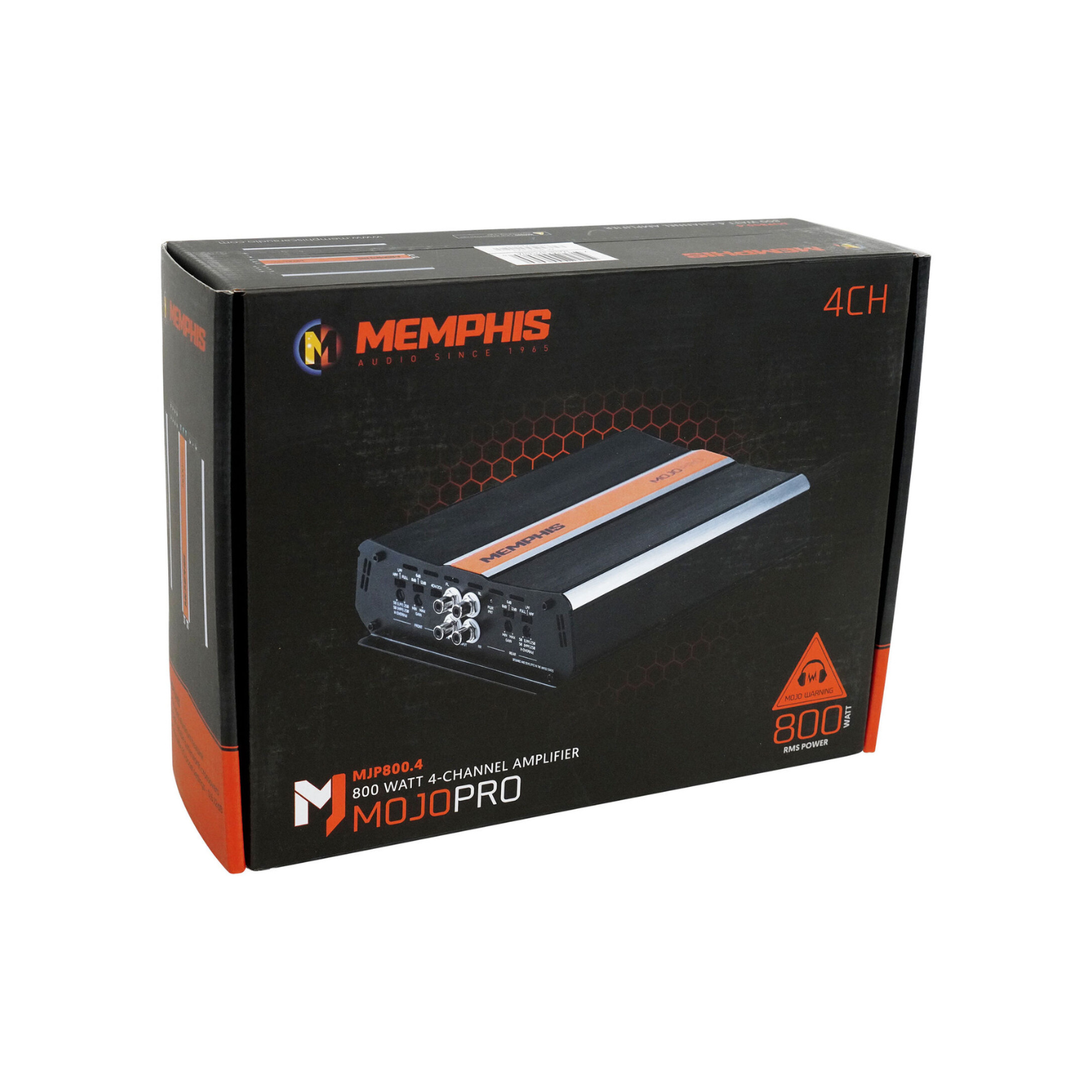 Memphis Audio MJP800.4 800W RMS 4-Channel Class-D 2-Ohm Stable Car Amplifier