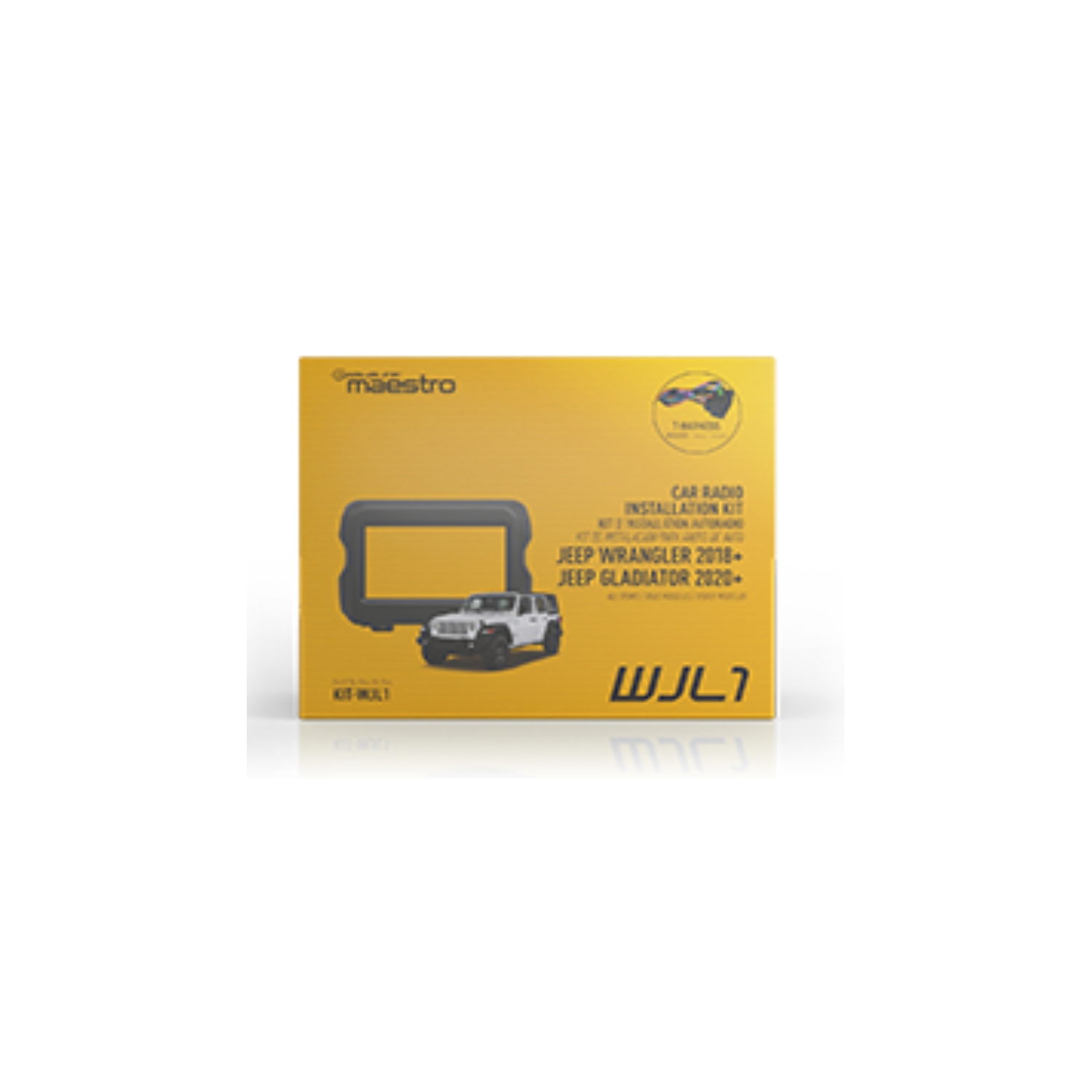 IDatalink – Trousse de radio de tableau de bord Maestro WJL1 pour certains Jeep Wrangler Gladiator 2018-Up