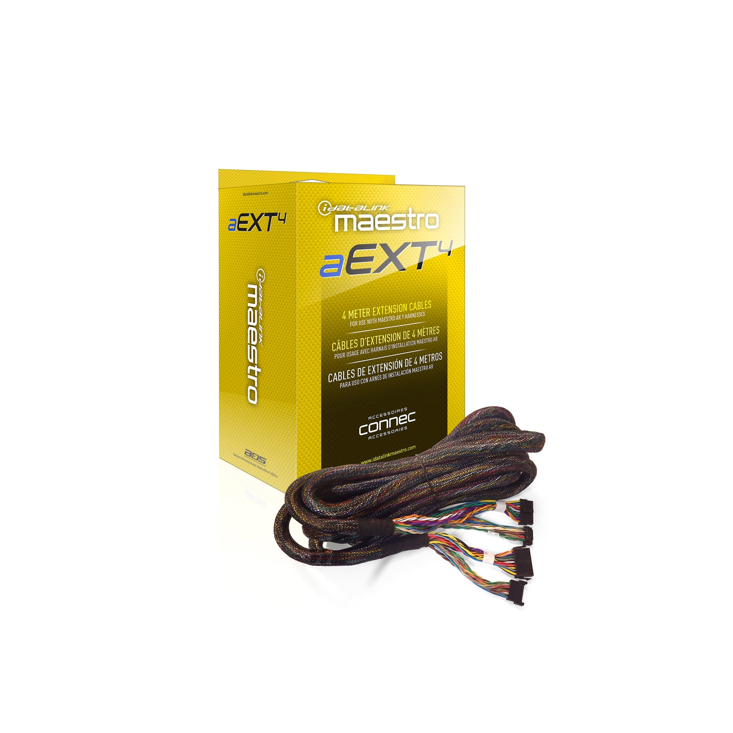 iDatalink Maestro HRN-AR-EXT4 4 Meter DSP Amplifier Relocation Extension Harness