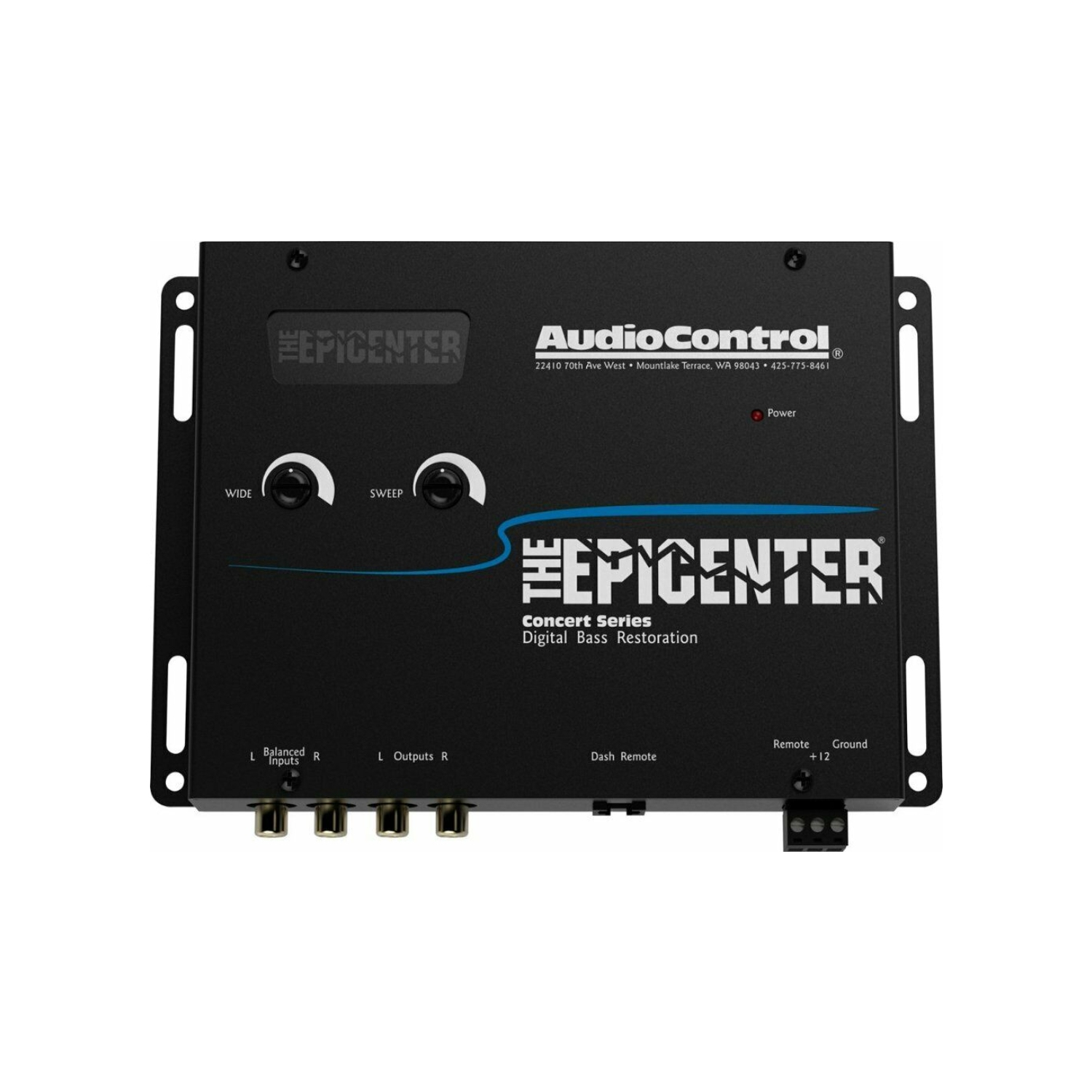 AudioControl le processeur de restauration de basses numérique Epicentre Black concert Series