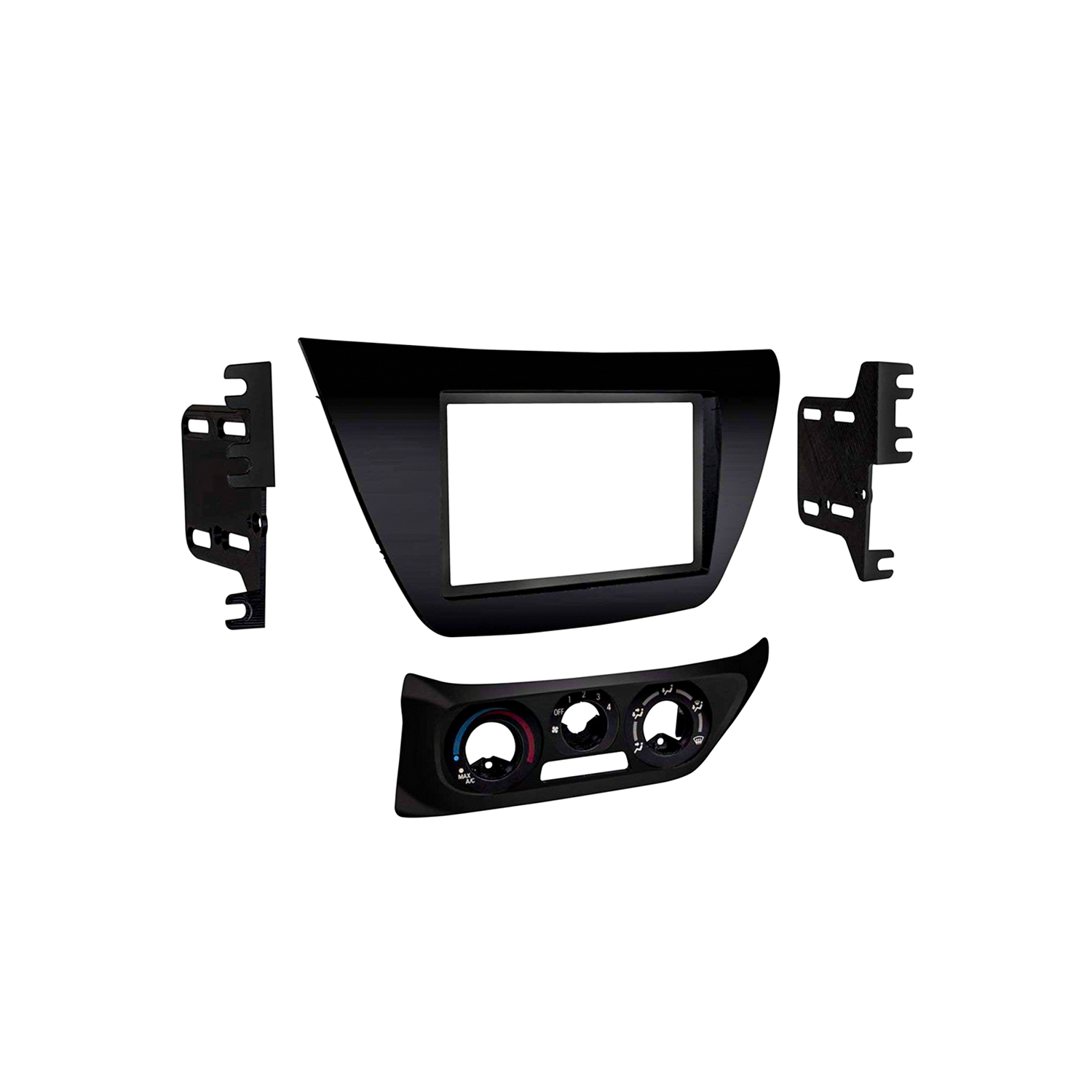 Trousse d'installation de radio de tableau de bord 95-7017B 2-DIN de Metra pour Mitsubishi lancer 2002-2007