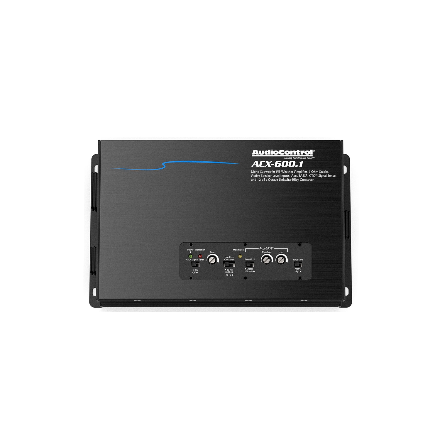 Amplificateur de 2 ohms stable IPX6 W à tous les temps ACX-600,1 1-CH Monoblock d'AudioControl