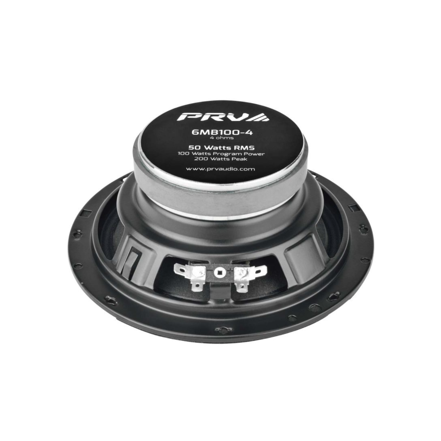 PRV Audio 6MB100-4 6.5" 200W Max Power 4-Ohms Car Midbass Speakers