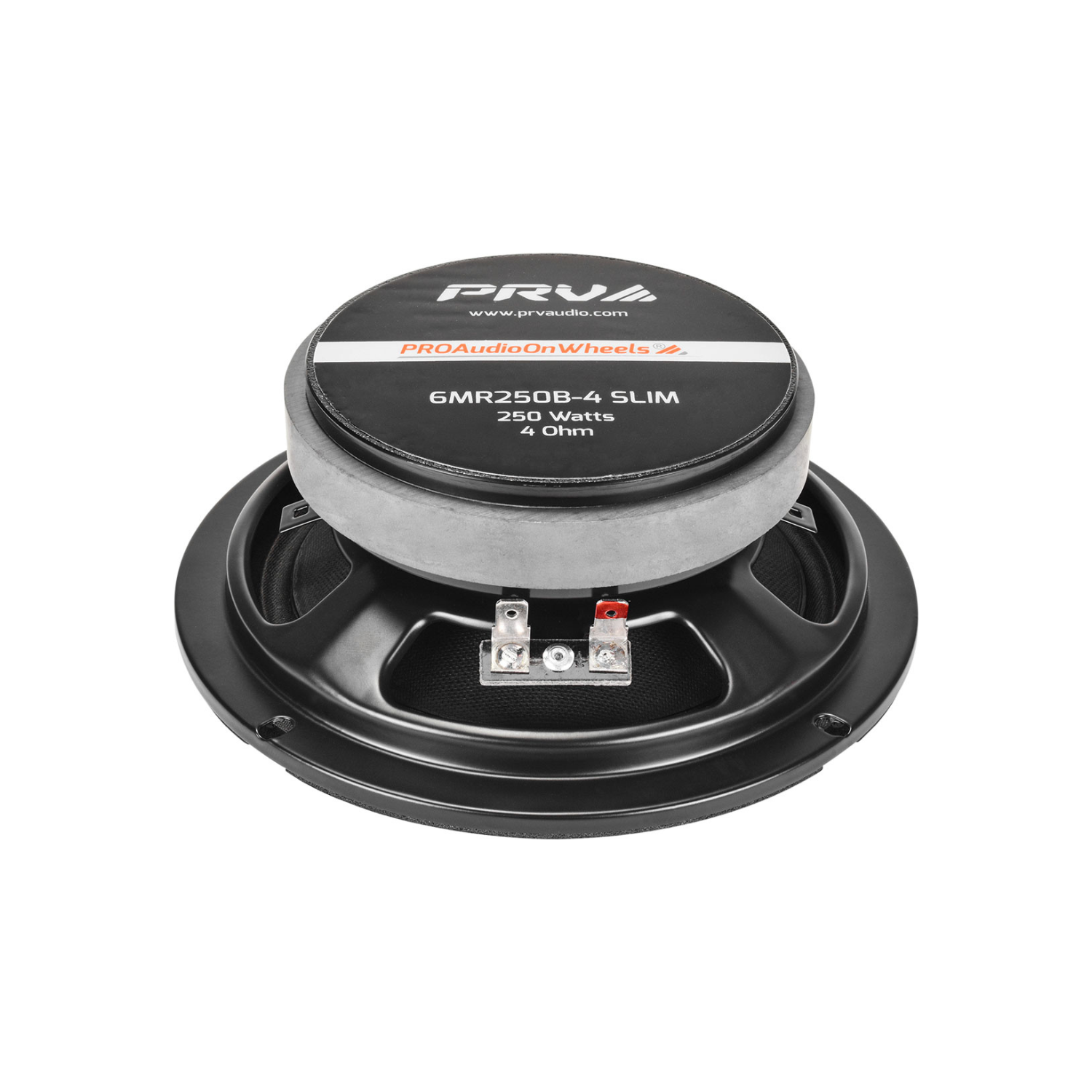 PRV Audio 6MR250B-4 SLIM 6,5 po 500&nbsp;W Max haut-parleur compact gamme moyenne 4 ohms
