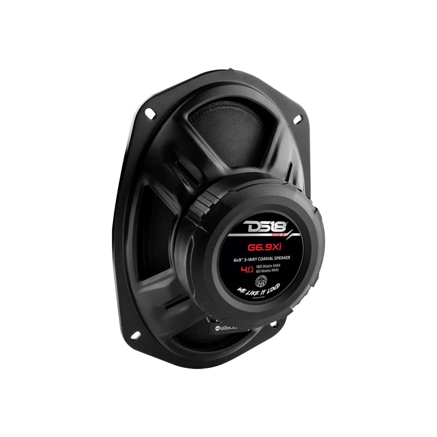 DS18 G6.9Xi GEN-X 6" x 9" 3-Way 180W Max 4-Ohms Car Audio Coaxial Speakers