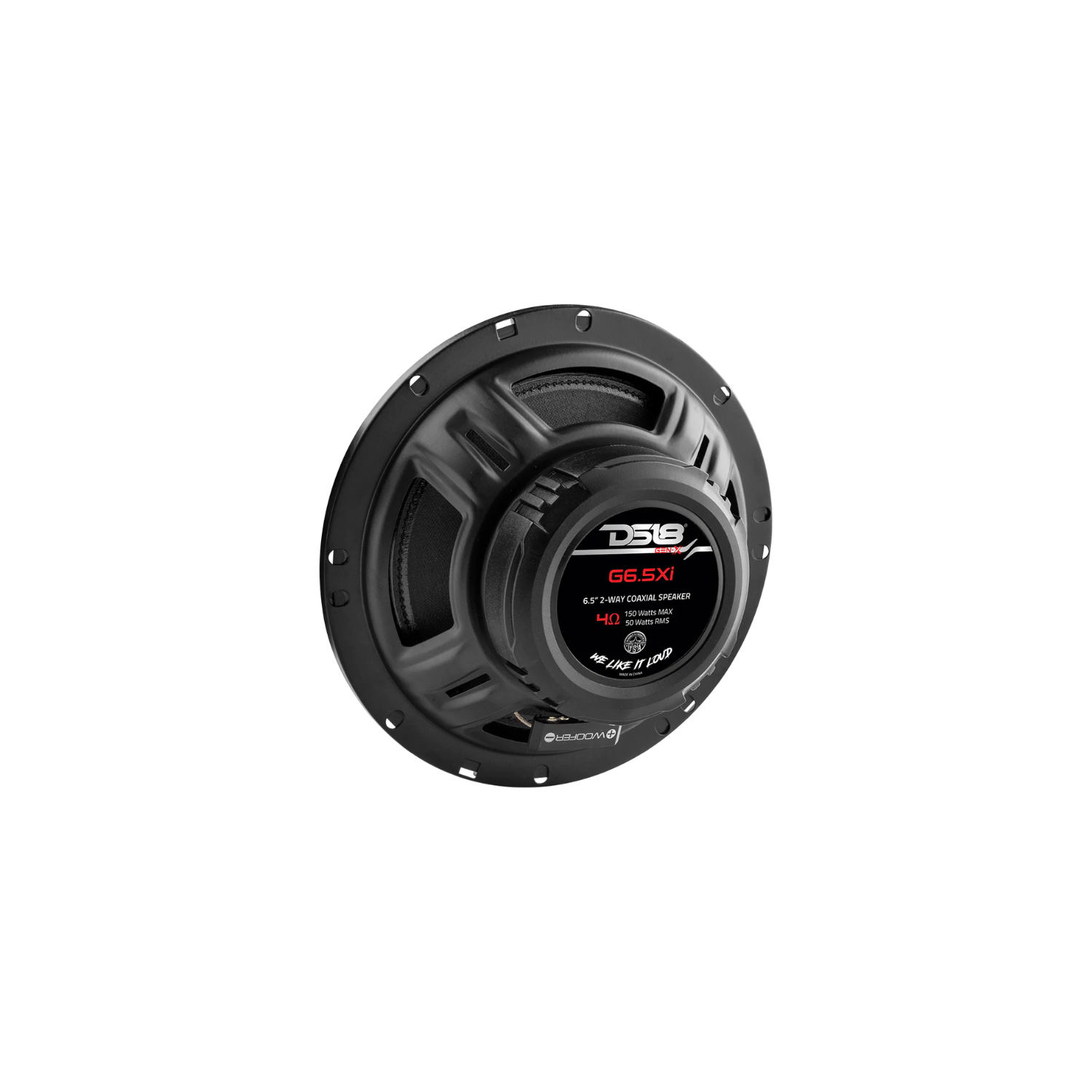 DS18 G6.5Xi GEN-X 6.5" 2-Way 150W Max 4-Ohms Car Audio Coaxial Speakers