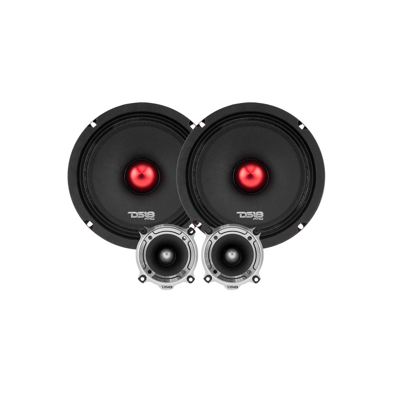 DS18 – système de haut-parleurs pour l’auto à composants de milieu de gamme PRO-X8,4BMPK 550&nbsp;W Max, 8 po