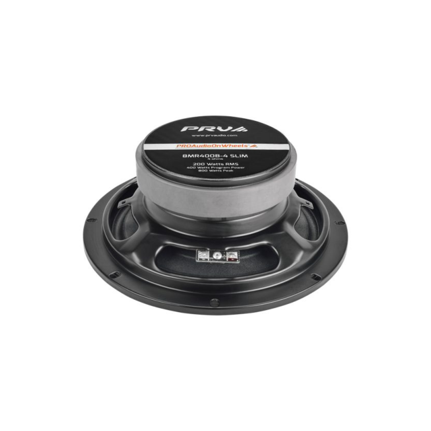 PRV Audio 8MR400B-4 SLIM 8" 400W 4-Ohms Car Midrange Bullet Slim Loudspeaker