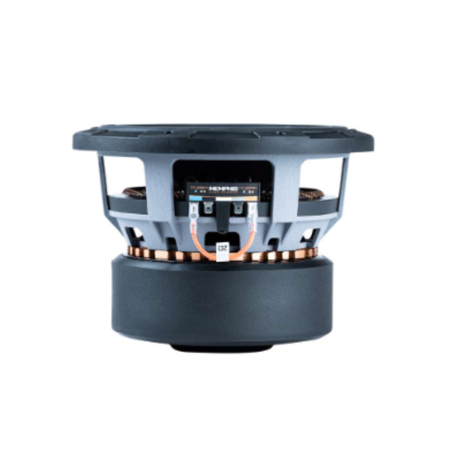 Haut-parleur d'extrêmes graves amplifié MJM812 8 po 1800&nbsp;W Max 1 ou 2 ohms pour l'auto Memphis Audio