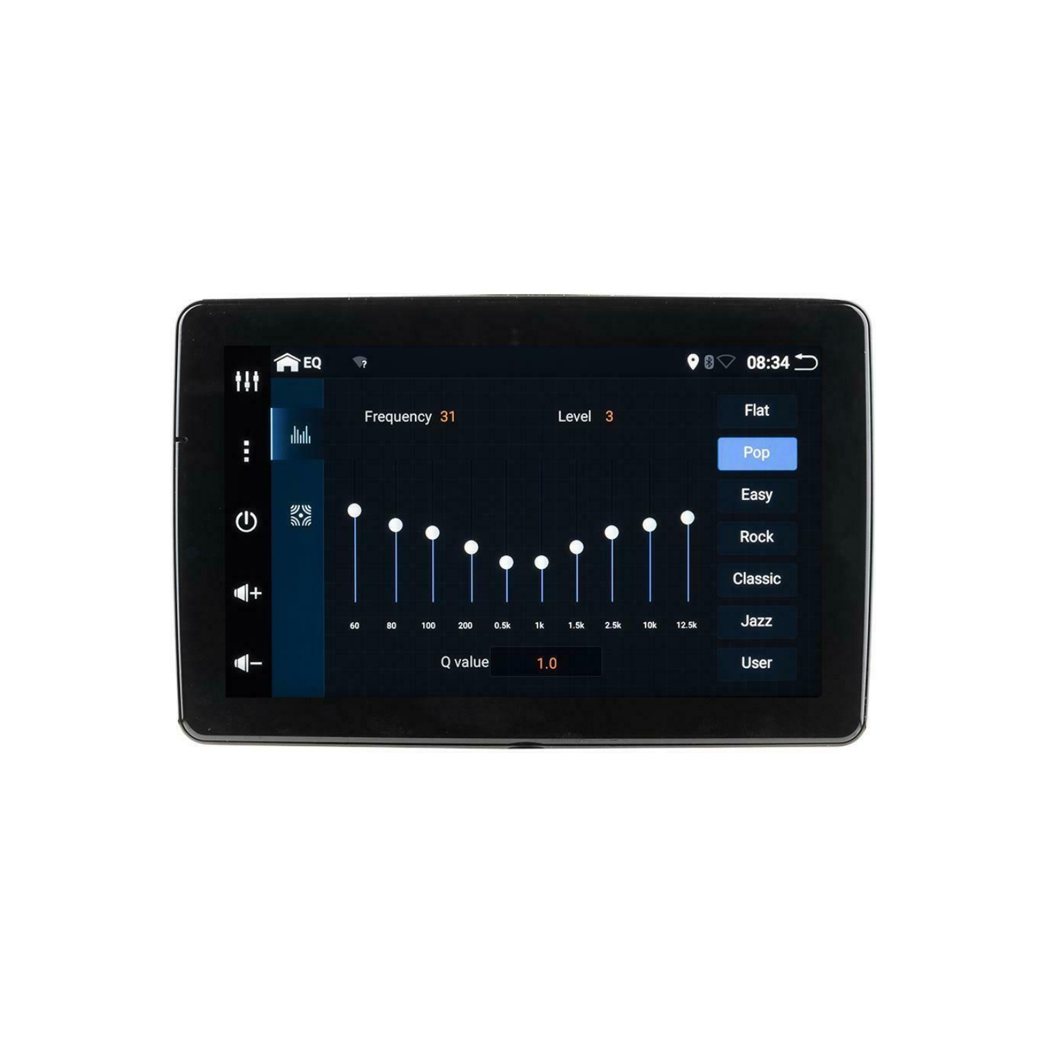 Récepteur de tableau de bord à écran tactile et pivotant 1 DIN Bluetooth sans Mehless de DS18 DDX9AD 9 po