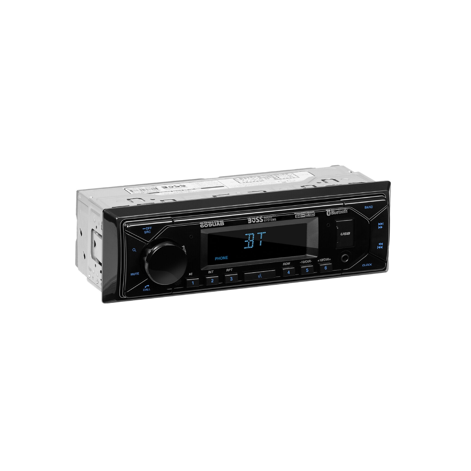 Boss Audio 609UAB 1-DIN Car Stereo In-Dash Mechless Bluetooth Multimedia Receiver