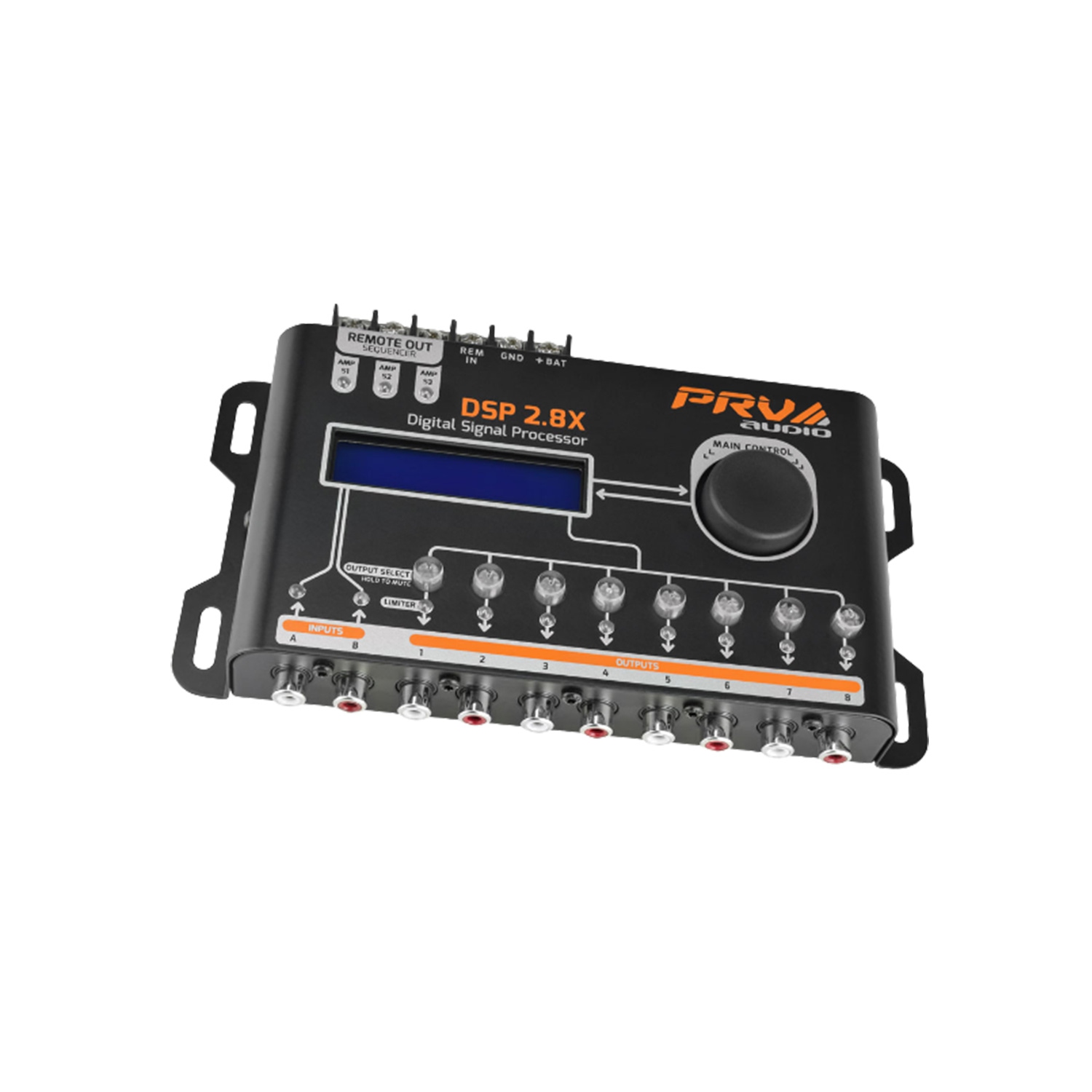 Processeur de signal numérique audio pour l'auto PRV Audio DSP 2,8X 8 canaux Crossover & EQ