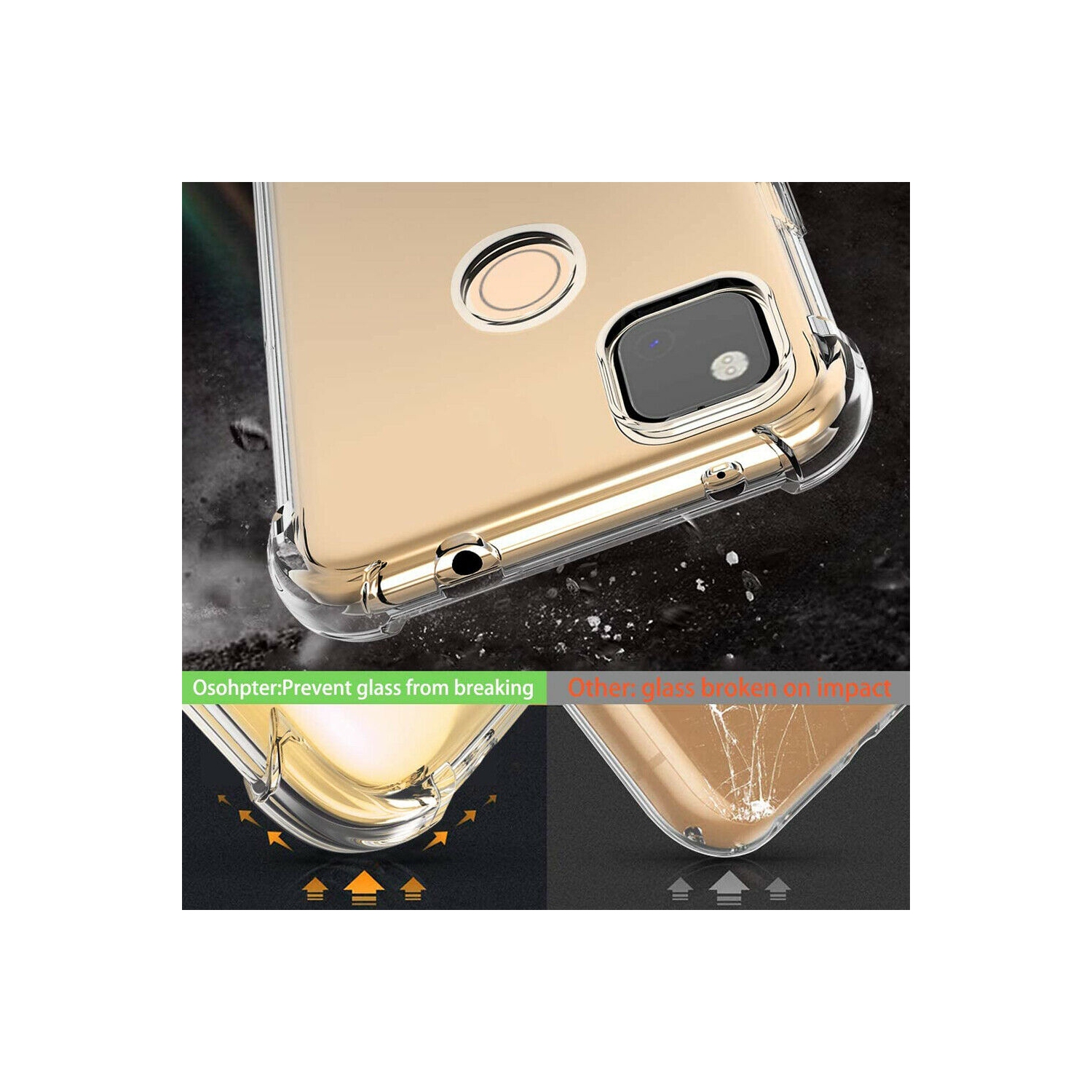 Étui rigide en acrylique transparent de SuperShield pour Pixel 4 XL de Google