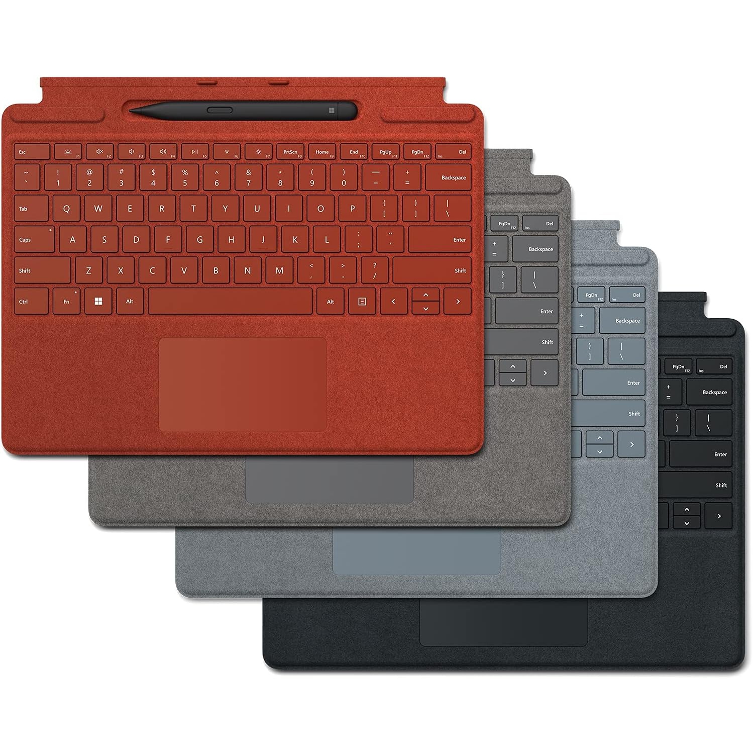 Clavier Signature pour Surface Pro de Microsoft avec stylet Surface Slim Pen 2 de Microsoft - Platine