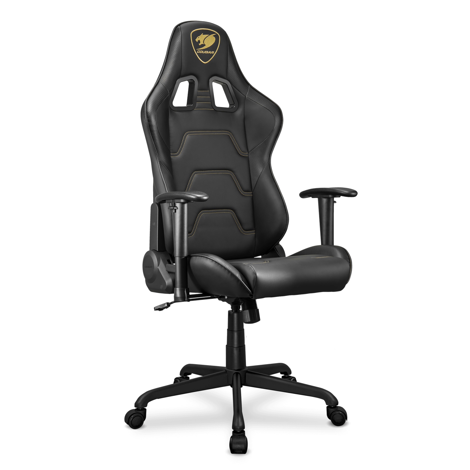 Cougar Armor Elite Office Gaming Chair - Ergonomic, High Back Premium Breathable PVC Leather Reclining Backrest Headrest & Lumbar Cushions, Royal