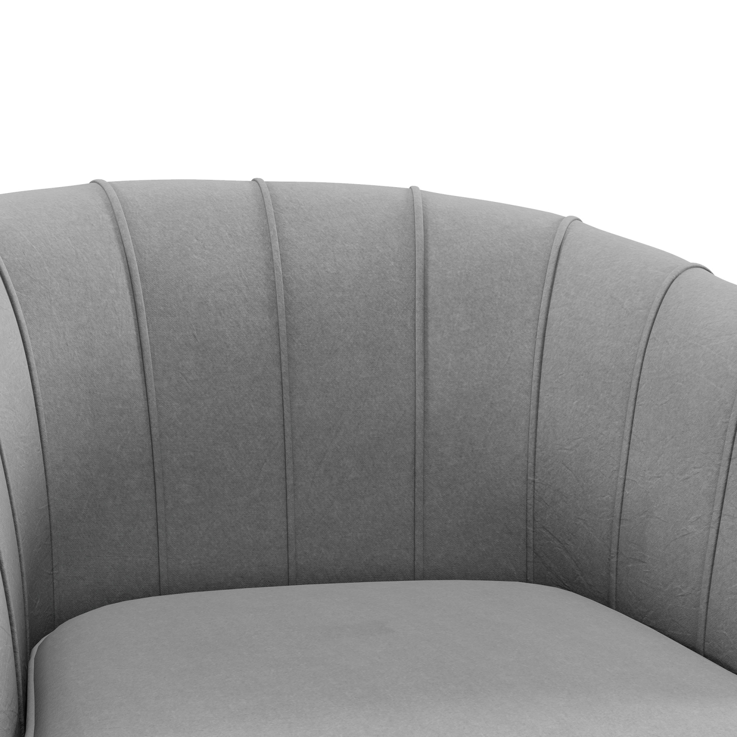 HOMCOM – Fauteuil d’appoint en tissu, fauteuil en velours, chaise de salon moderne avec pattes en métal doré et rembourrage épais pour chambre, gris