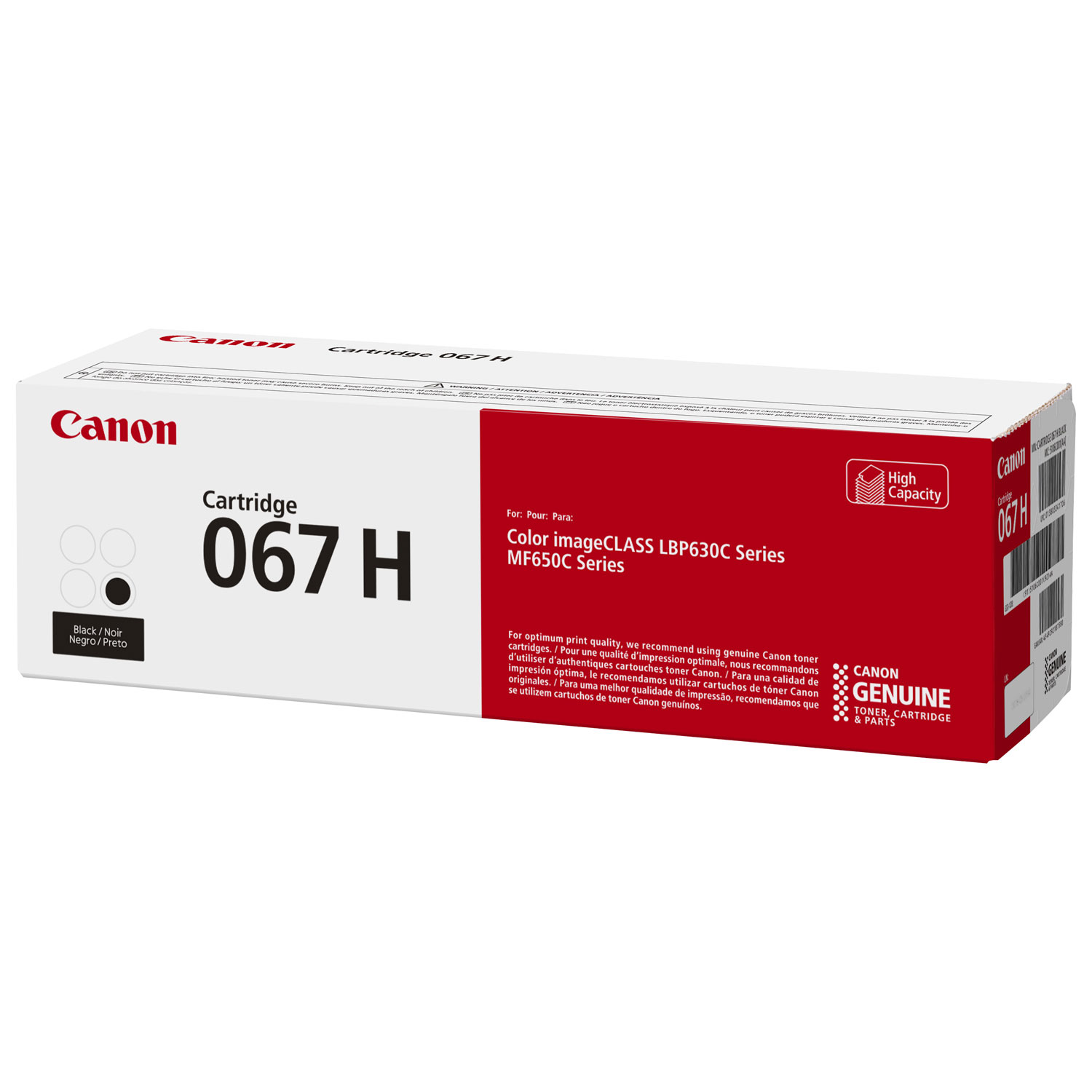 Cartouche d'encre en poudre noire 067 H de Canon