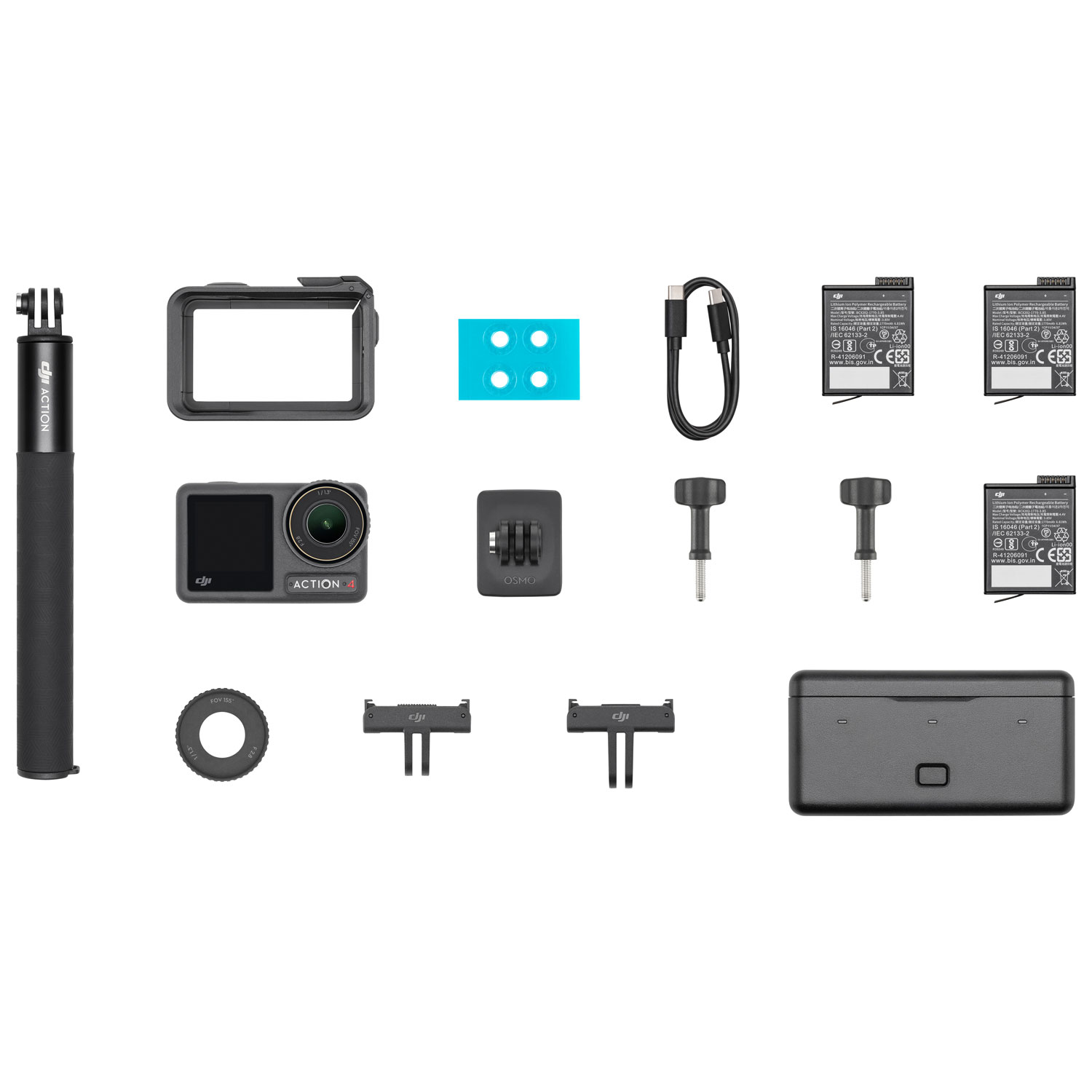 DJI Osmo Action 4 Adventure Combo 4K Action Camera