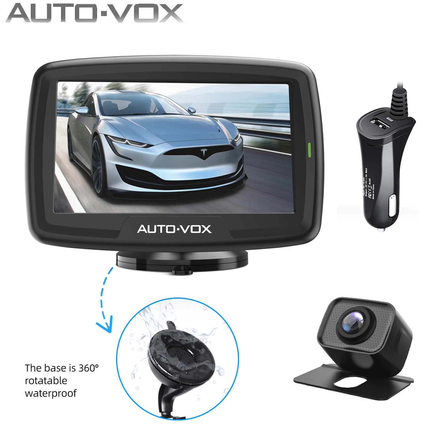  AUTO-VOX CS-2 Wireless Backup Camera with 4.3