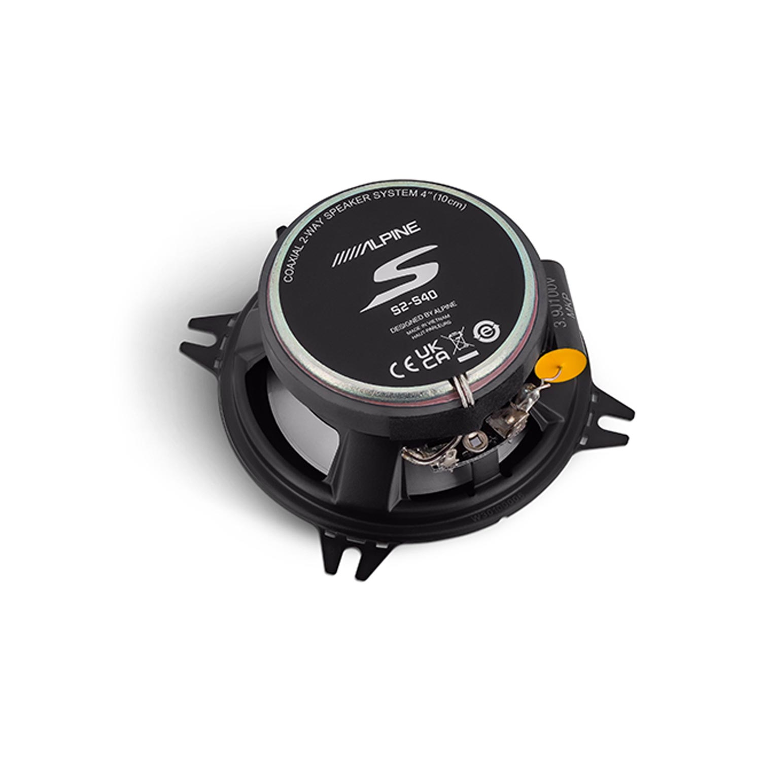 Alpine S2-S40 S-Series 4″ Coaxial 2-Way Car Speakers