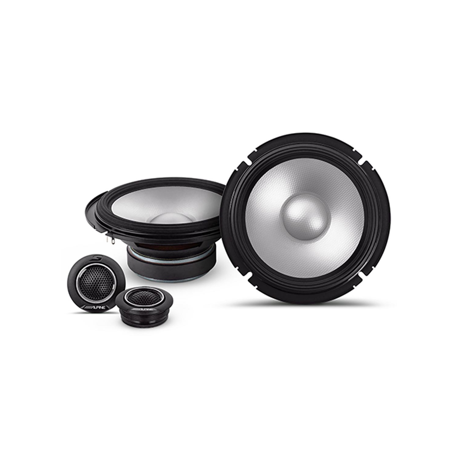 Alpine S2-S65C S-Series 6.5″ Component 2-Way Speaker System