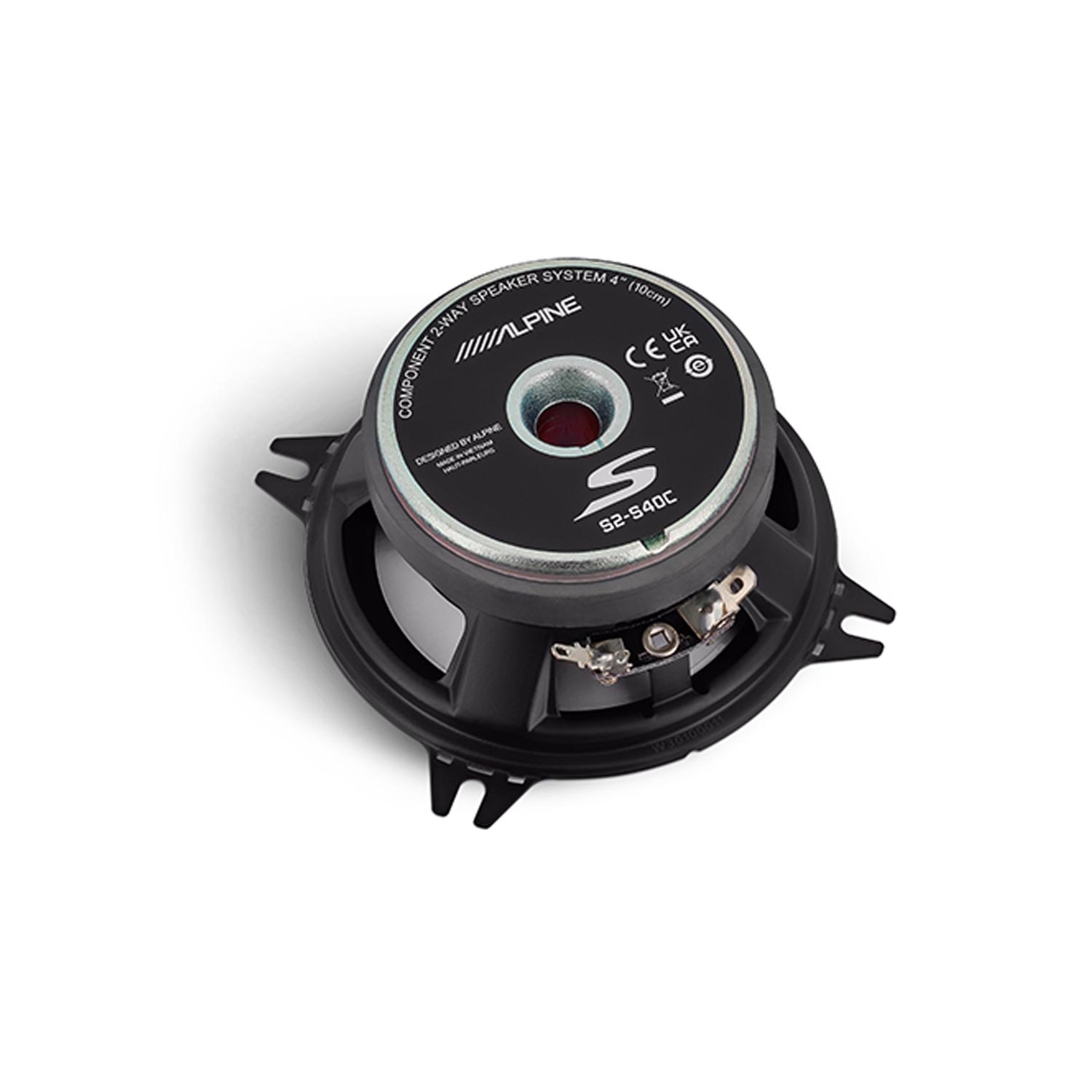 Alpine S2-S40C S-Series 4″ Component 2-Way Speaker System