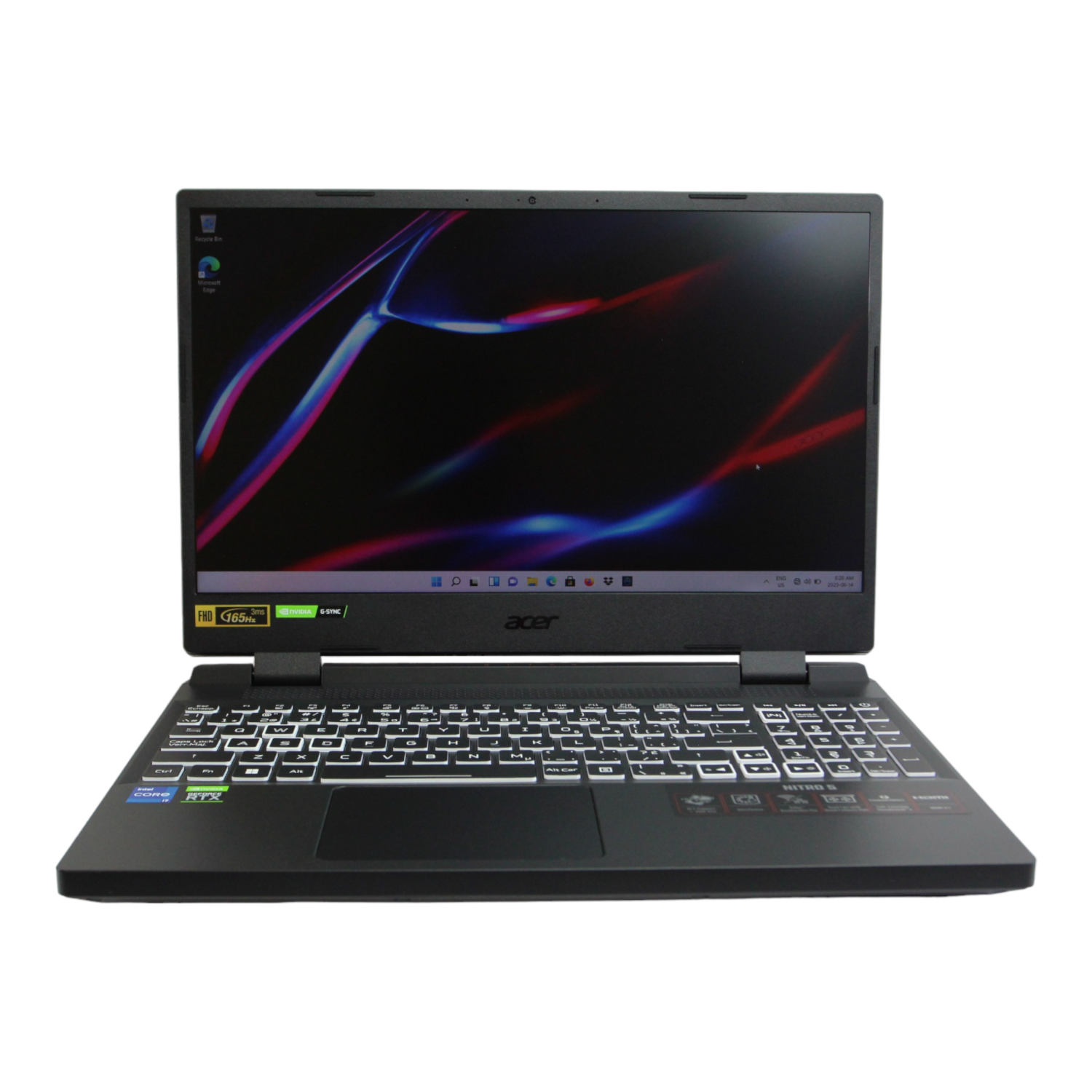 Refurbished (Good) - Acer Nitro 5 15” i7-12700H 16GB 1TB SSD RTX 3060 Gaming Laptop