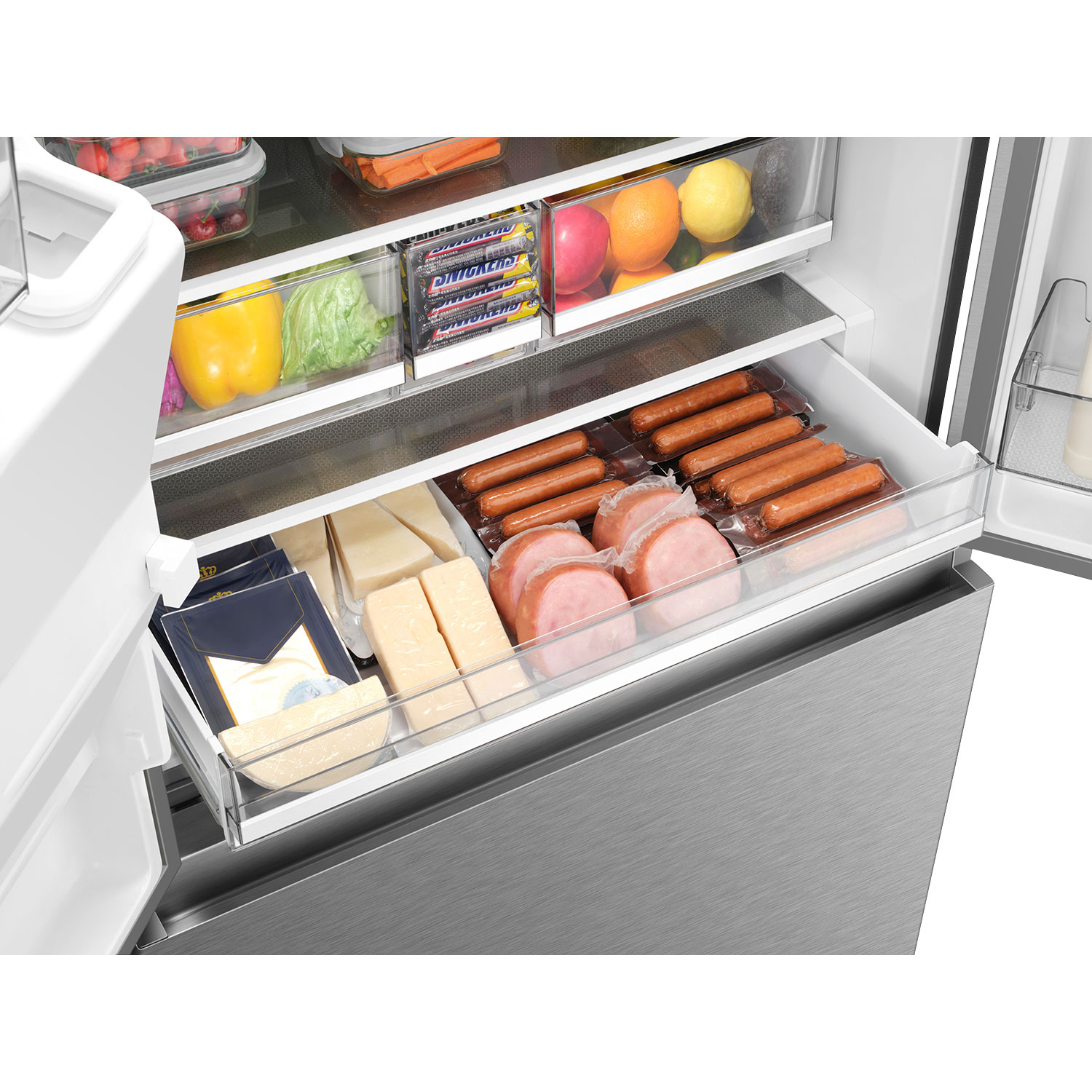 Hisense 36" 22.5 Cu. Ft. French Door Refrigerator - Stainless Steel