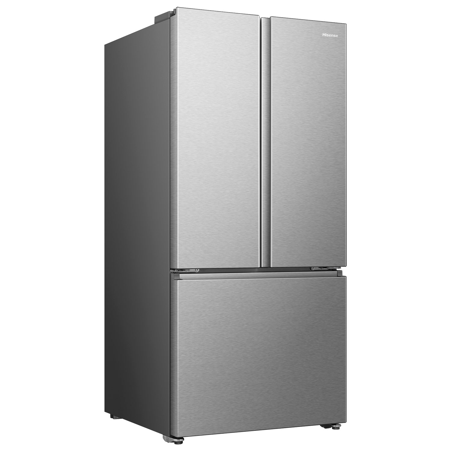 Hisense 31.5" 21.1 Cu. Ft. French Door Refrigerator with Ice Dispenser - Stainless Steel