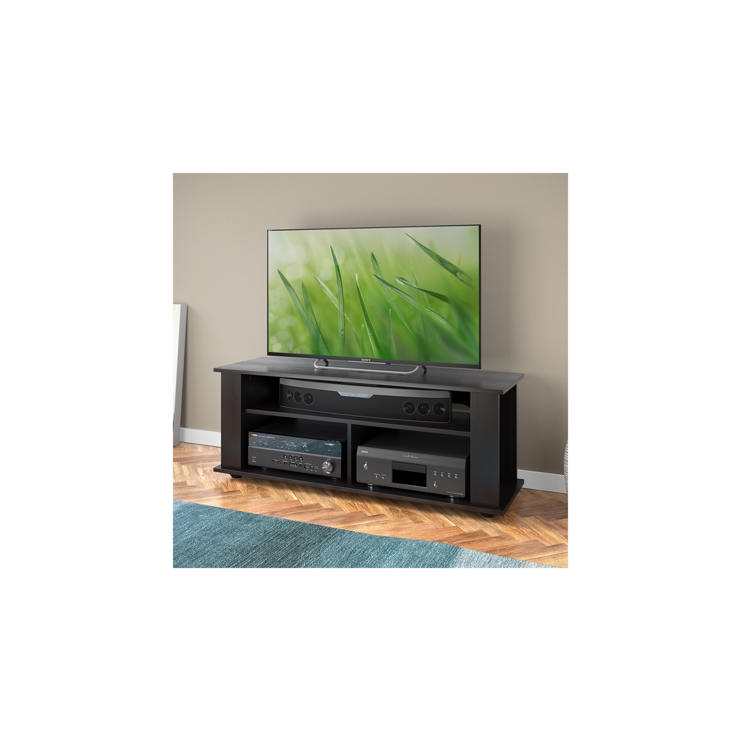 Meuble de CorLiving pour téléviseur de 55 po et moins - Noir