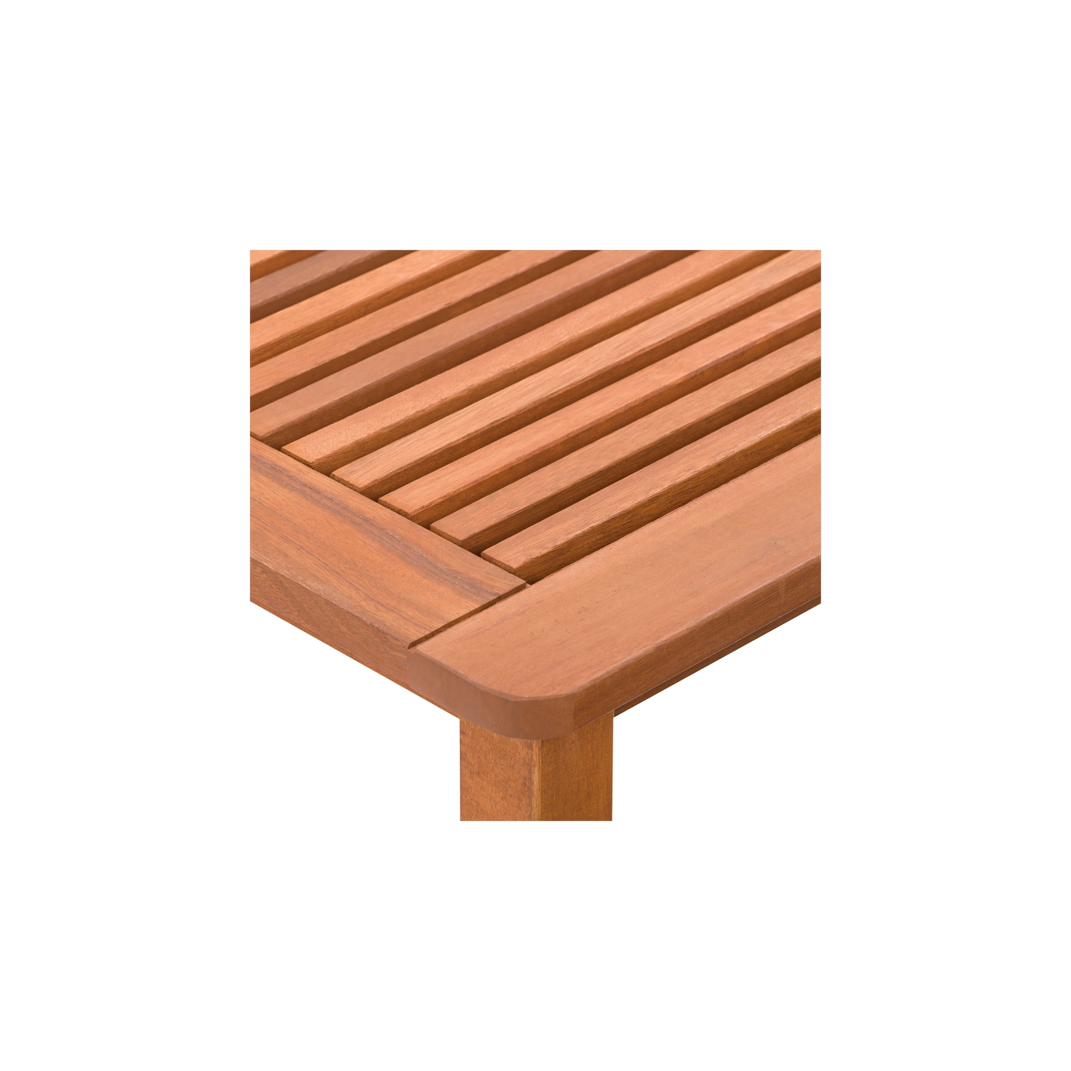 Miramar Contemporary Square Side Table-Cinnamon Brown