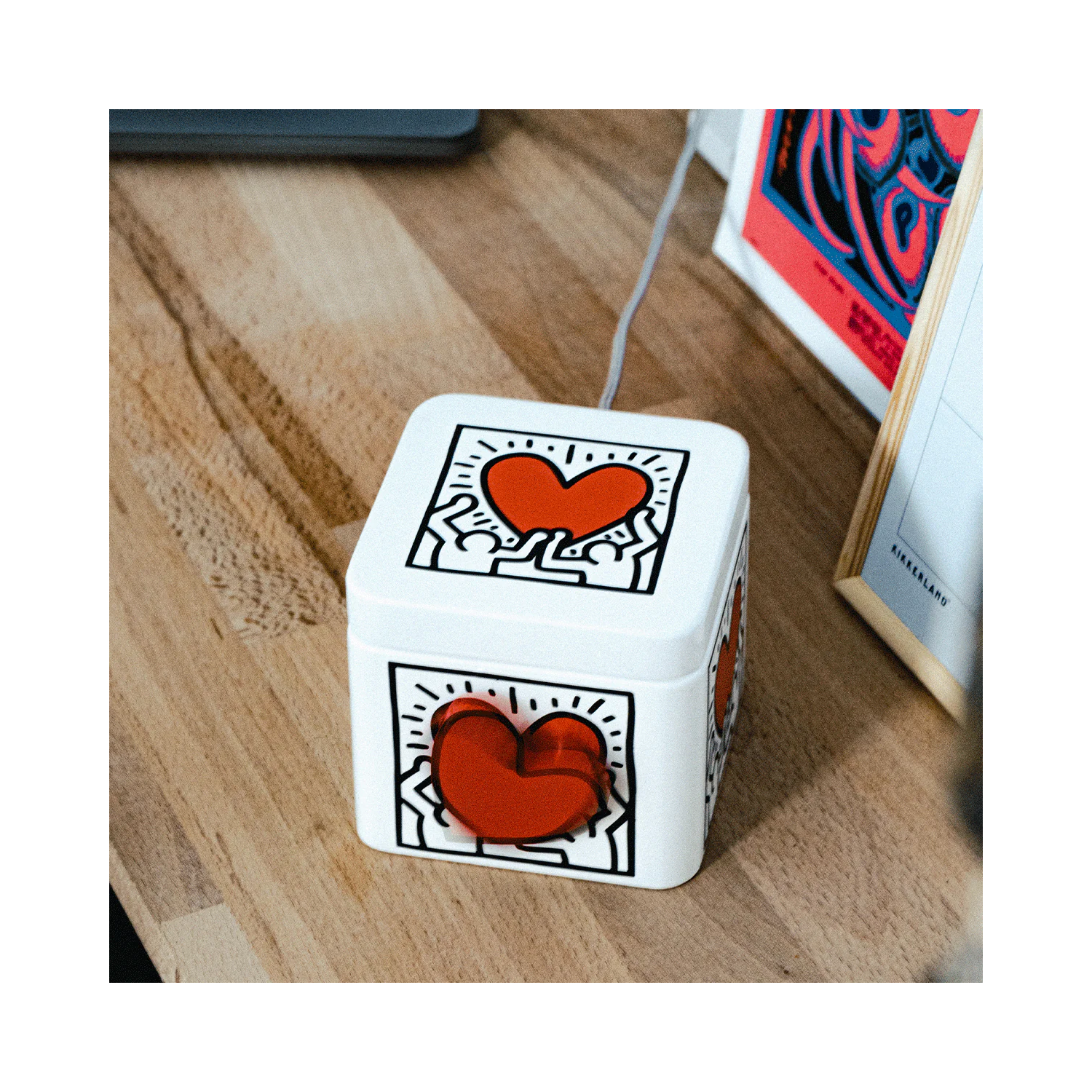 Keith Haring Lovebox - Love Note Messenger - Gift for Art Lover