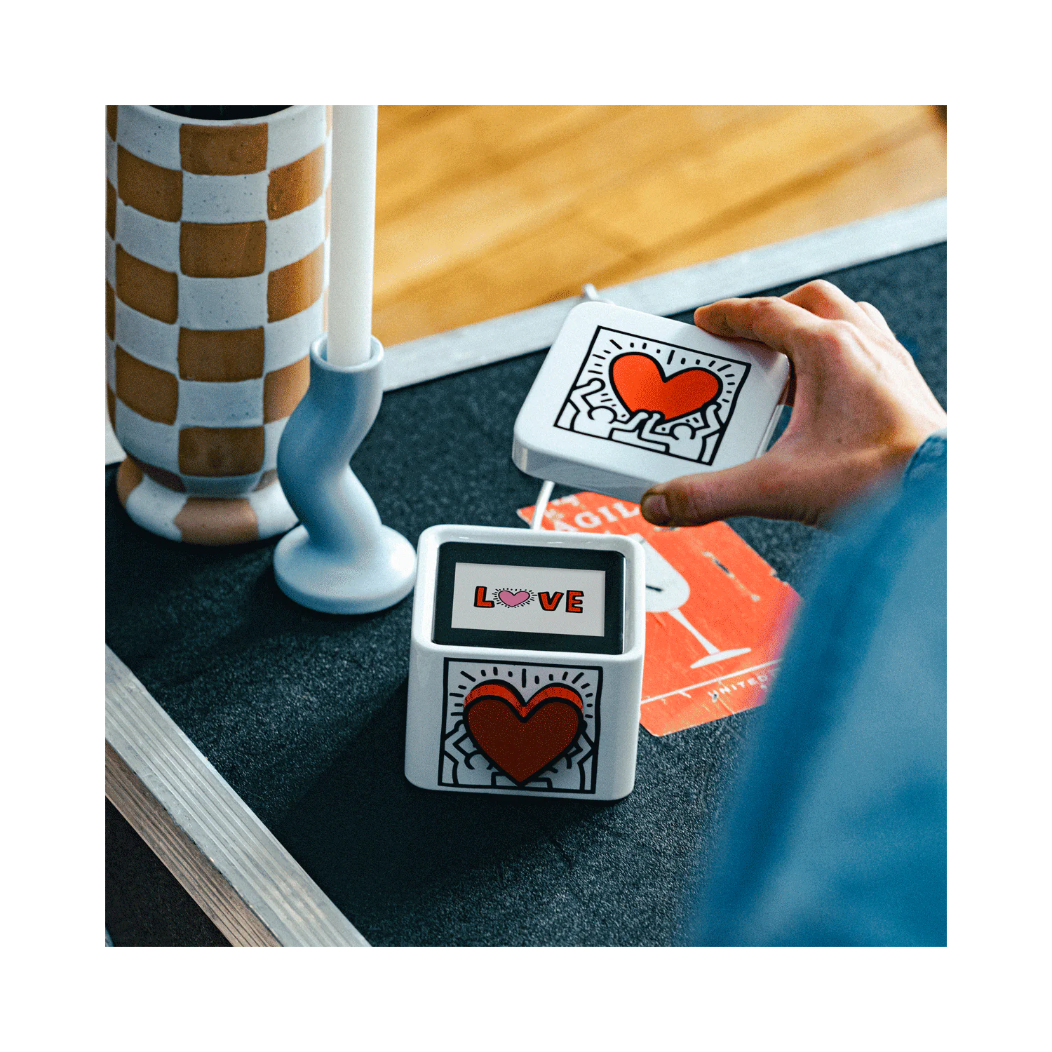 Keith Haring Lovebox - Love Note Messenger - Gift for Art Lover