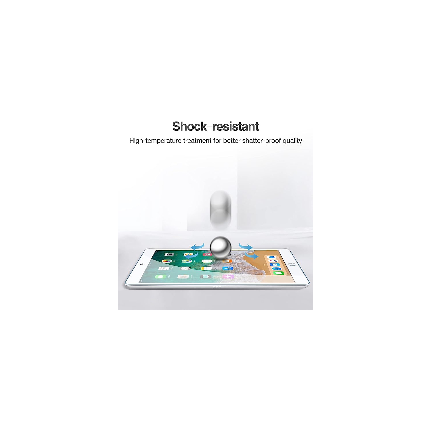 Protecteur d'écran de KEEGUARD pour iPad mini 5 et iPad mini 4, film en verre trempé pour iPad mini 5th/4th génération (version 2019/2015)