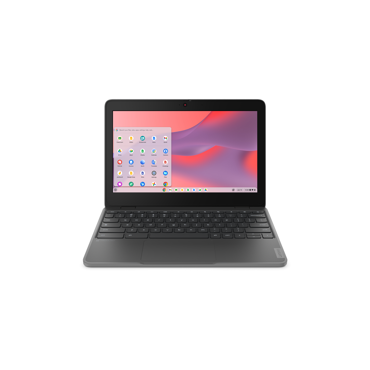 Lenovo 100e Gen 4 11.6" Chromebook - Graphite Grey(MediaTek Kompanio 520/32GB SSD/4GB RAM/ChromeOS) - (82W00001US)
