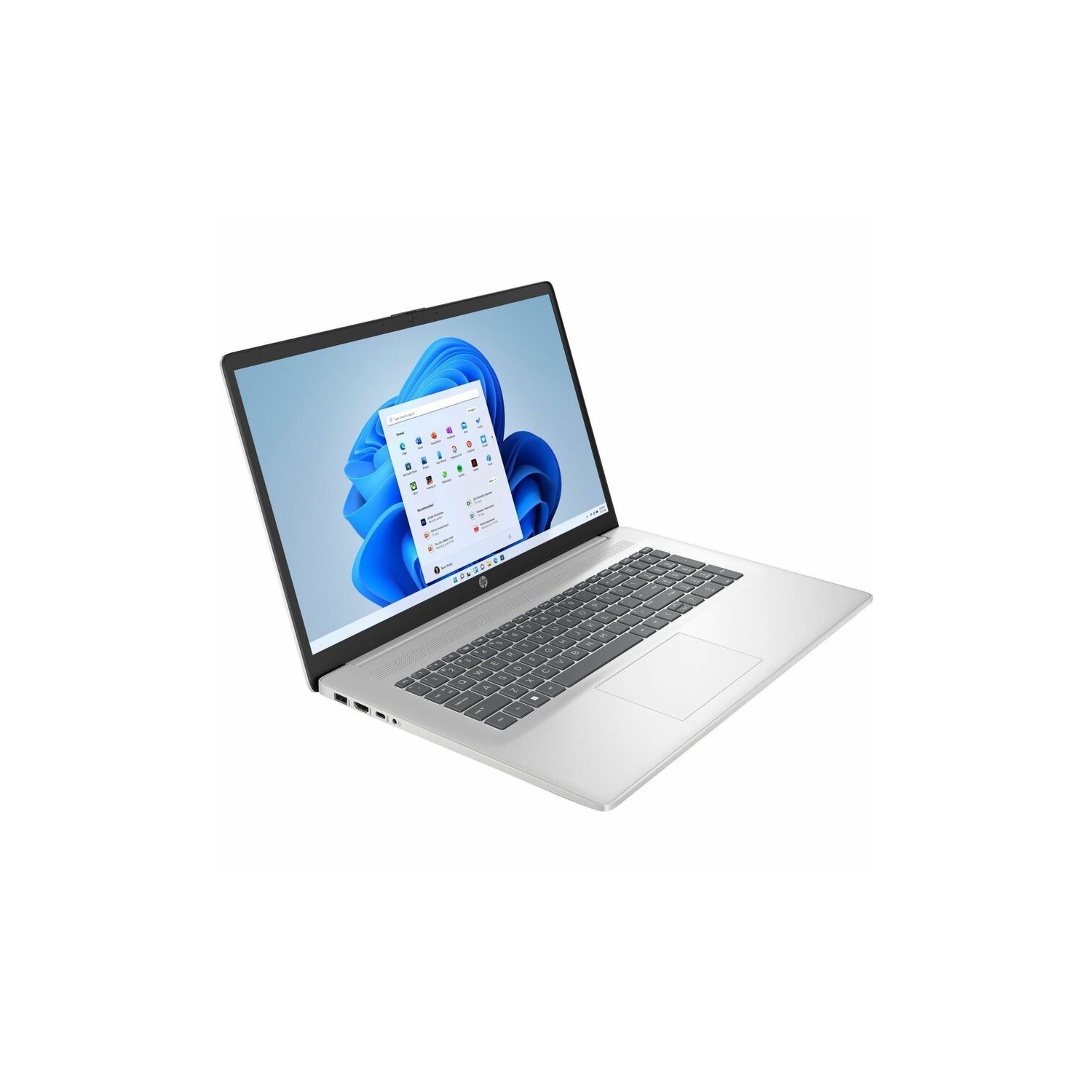 HP 17-cn3000ca 17.3" Laptop, Intel N200, 8GB RAM, 512GB SSD, Windows 11 Home, Full HD, Natural Silver