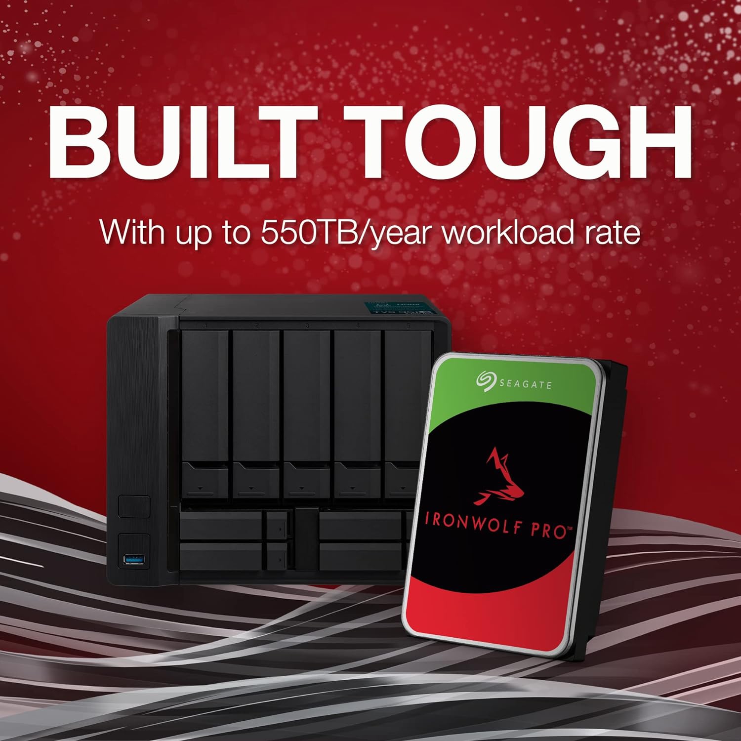 Seagate IronWolf Pro 22TB Enterprise NAS Internal HDD Hard Drive – CMR 3.5 Inch SATA 6Gb/s 7200 RPM 256MB Cache for RAID Network Attached Storage,