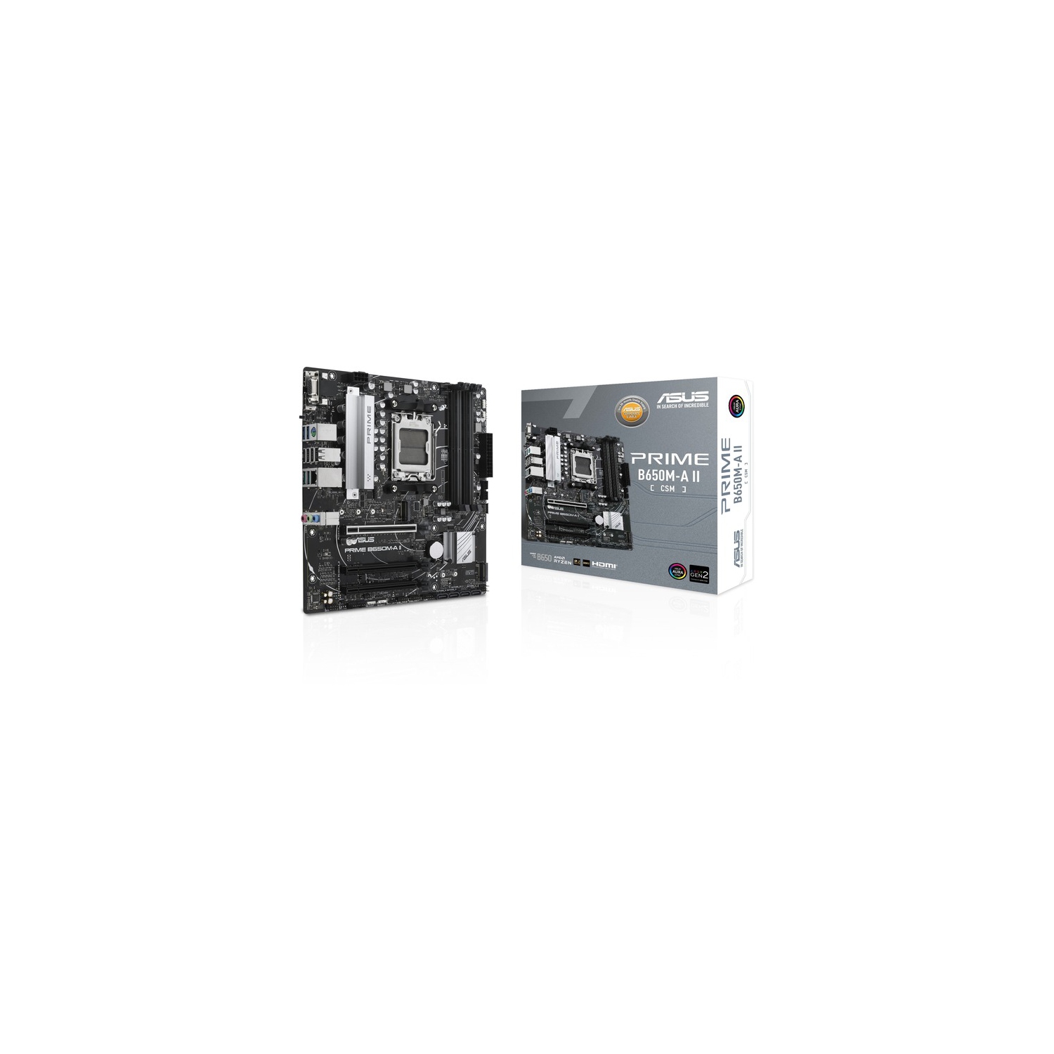 Asus PRIME B650M-A II-CSM Gaming Desktop Motherboard PRIME B650M-A II-CSM