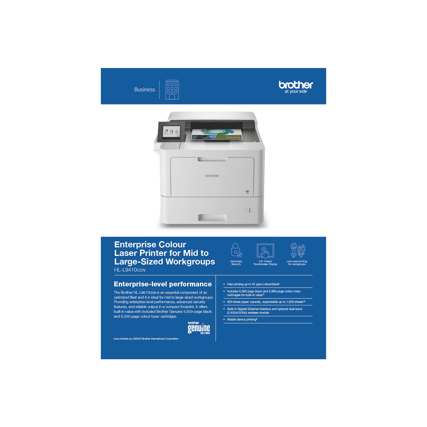 Brother HLL9410CDN HL-L9410CDN Enterprise Color Laser Printer