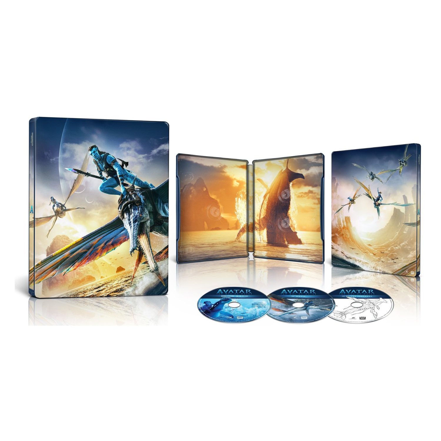 Avatar: The Way of Water [Includes Digital Copy] [SteelBook] [4K Ultra HD Blu-ray/Blu-ray] [2023]