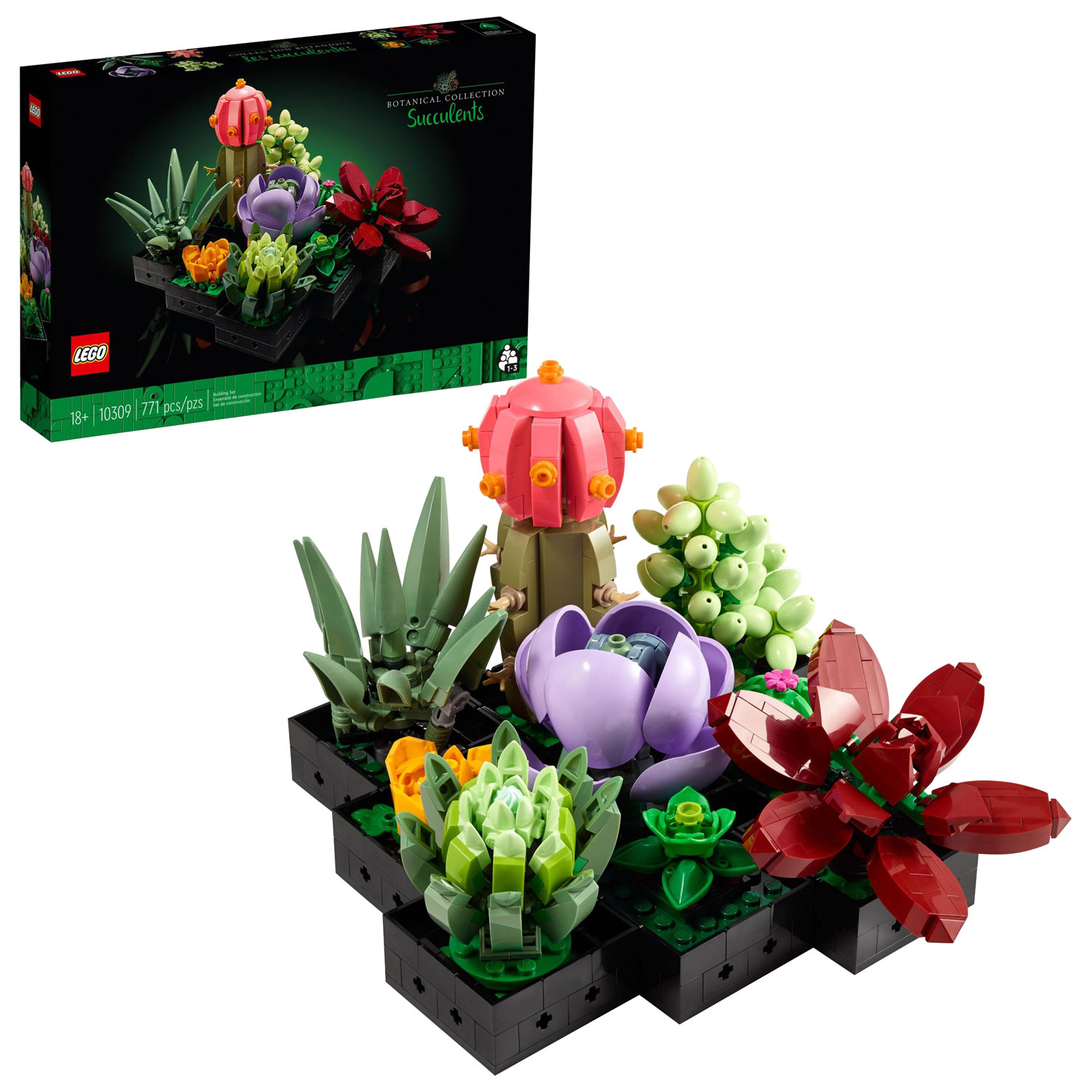 LEGO Botanicals : Les succulentes - 771 pièces