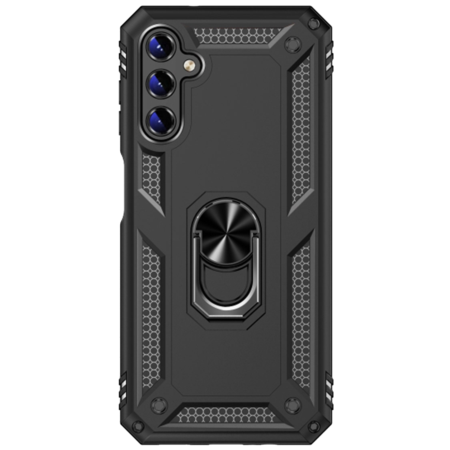 XCRS Dual-Layer Slim Design Armor Protection Cover, Built-in Magnetic Ring with Kickstand Case for Samsung Galaxy A34 5G 6.6 inch (2023)