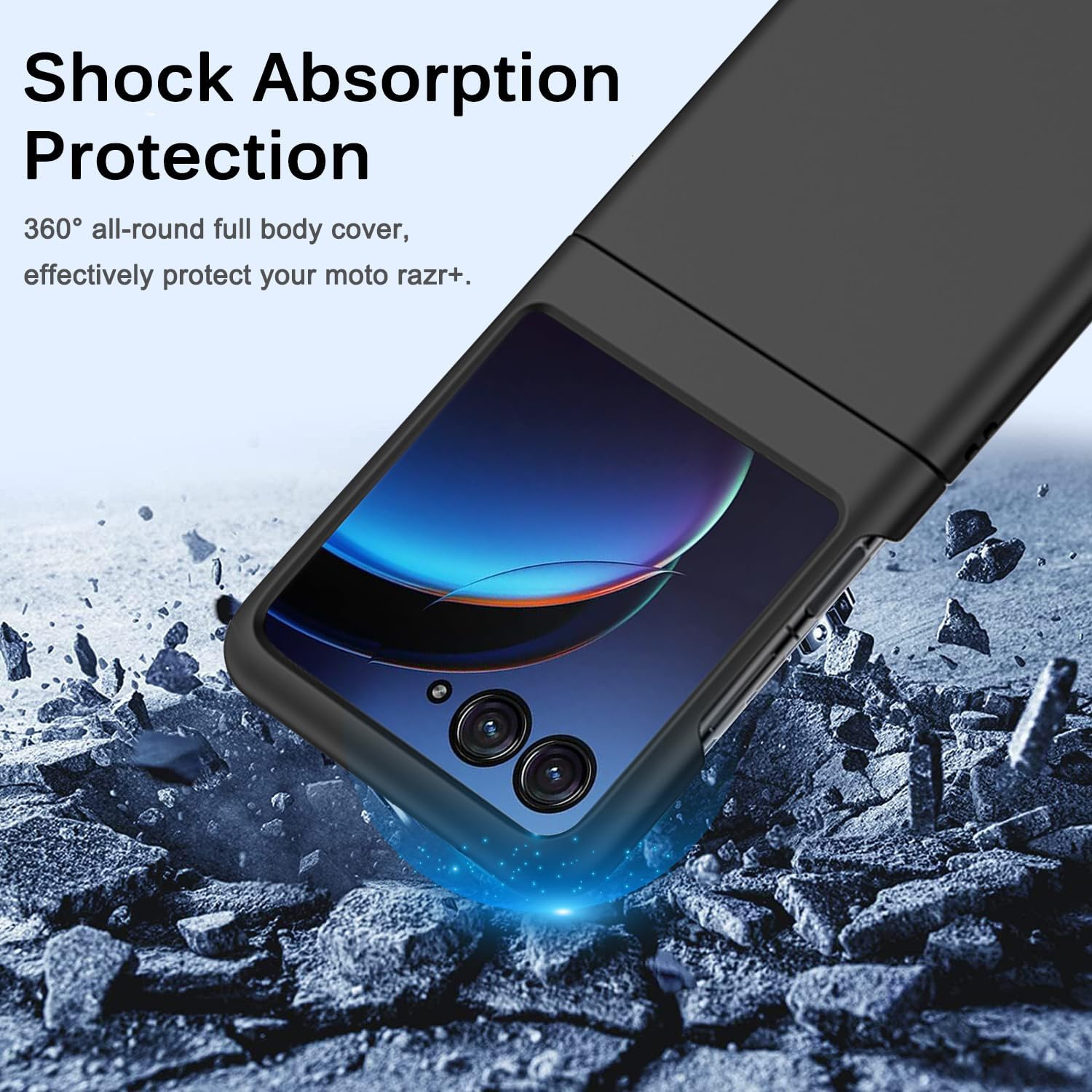 XCRS – coque rigide résistant aux égratignures, étui protecteur ultramince pour PC conçu pour le Moto Motorola Razr plus