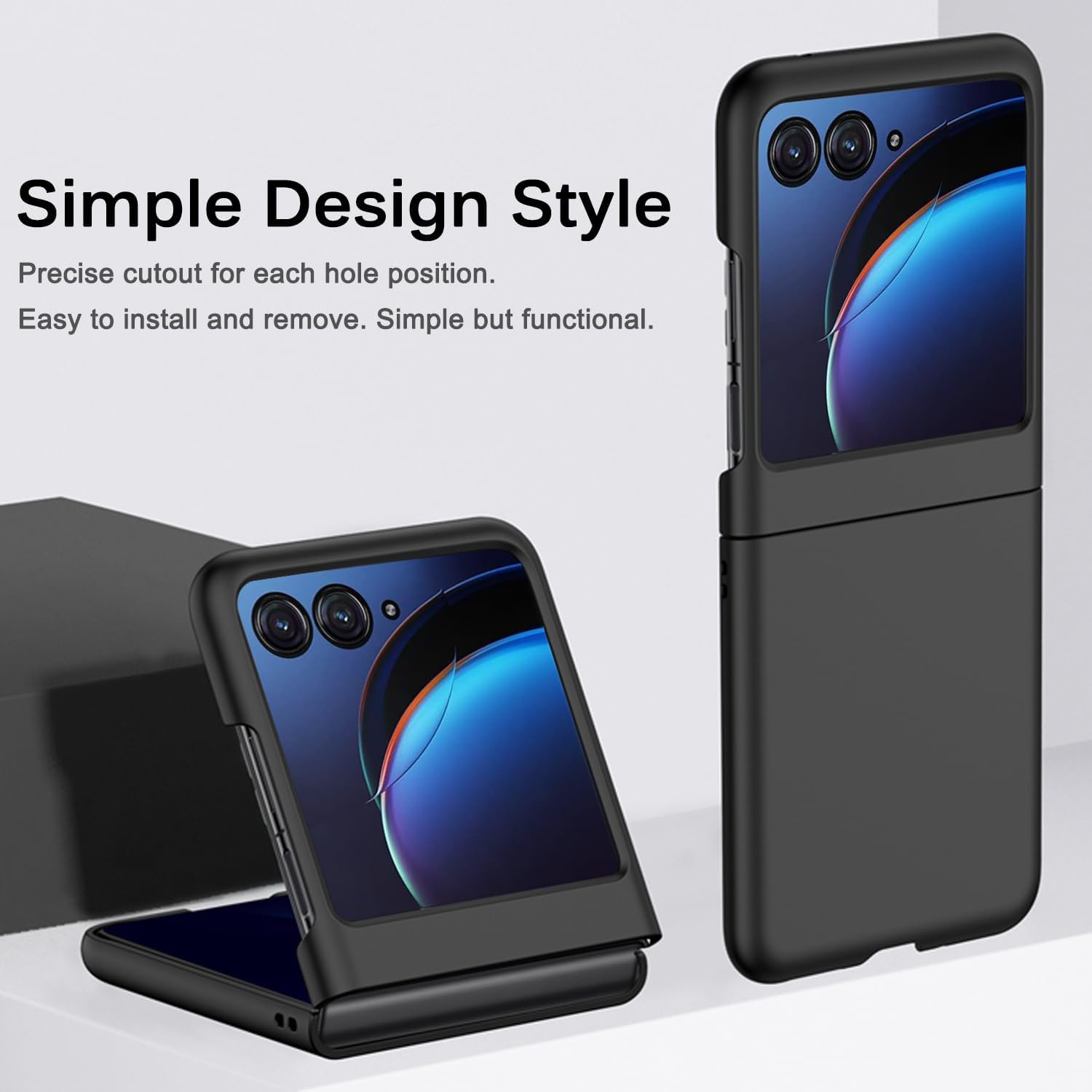 XCRS – coque rigide résistant aux égratignures, étui protecteur ultramince pour PC conçu pour le Moto Motorola Razr plus