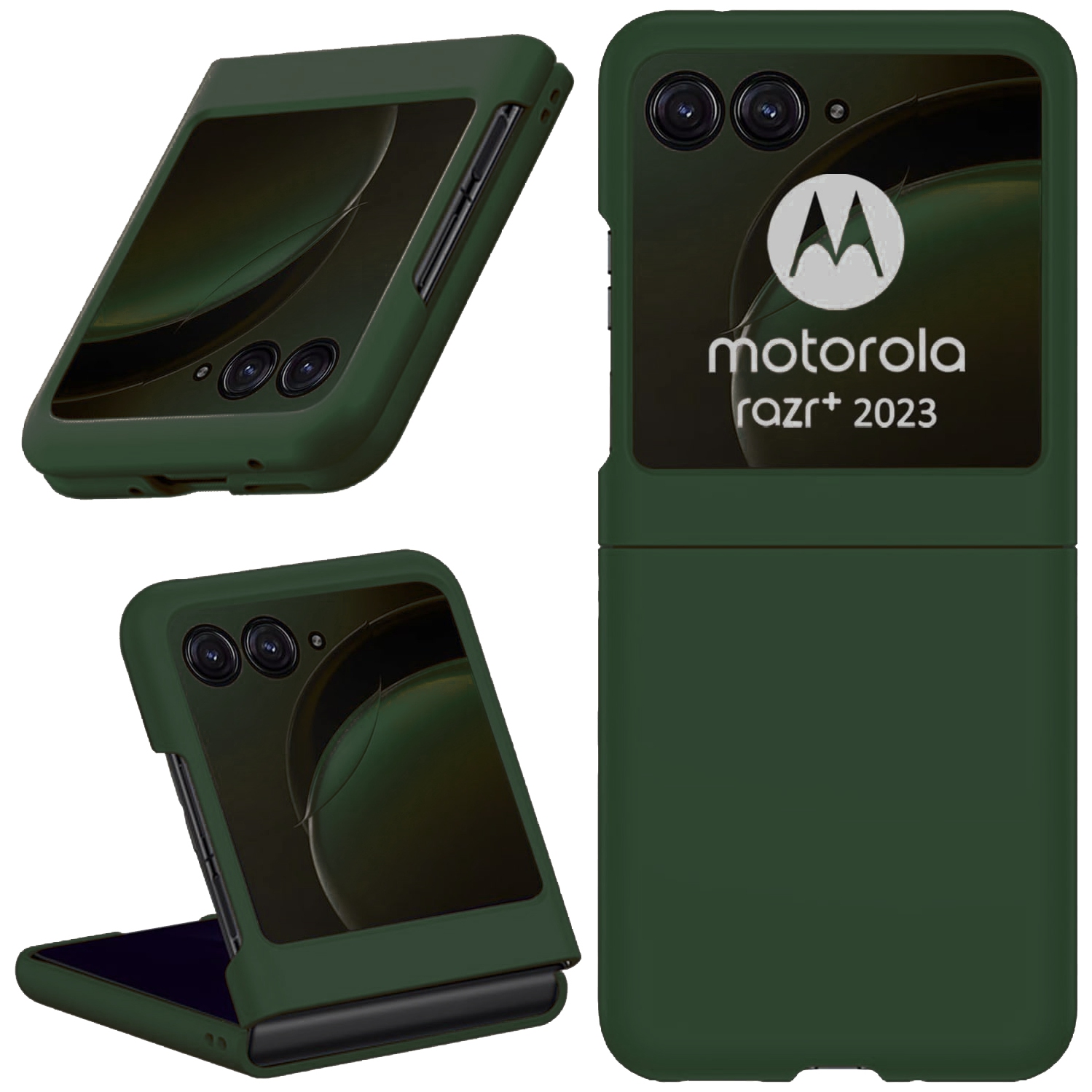 XCRS Scratch-Resistant hard-shell Cover, Ultra-Thin Skin-Friendly PC Protective Bumper Case for Moto Motorola Razr Plus (2023)