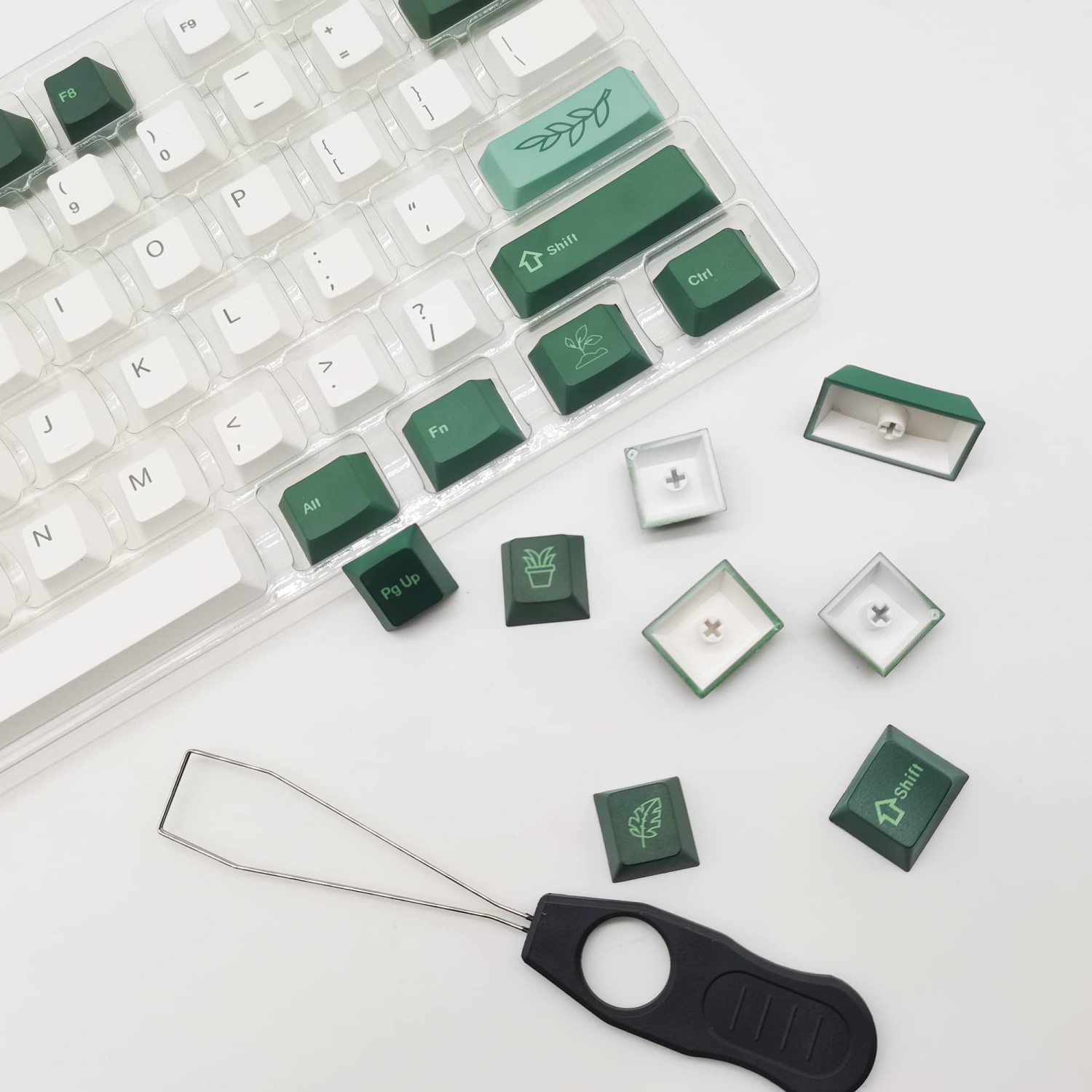 GTSP Custom Gaming keycap Set 144-Key Cherry Mx Keycaps 60 Percent Sub-Dye for Gateron Kailh Switch