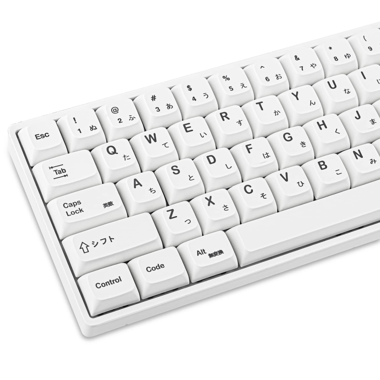 GTSP 135-Key Japanese White keycaps 65 Percent XDA keycap Set for 60 Percent tkl Keyboard for Cherry Mx Gateron Kailh Switch 87/68/64/104 Mechanical Keyboard (Minimalist (XDA))