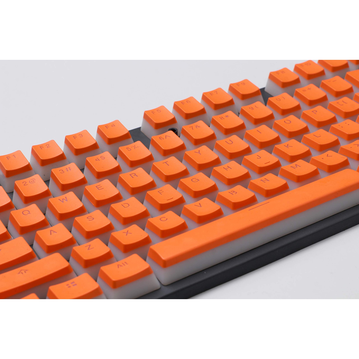 HK Gaming Pudding touches Set | Doubleshot PBT Keycap Set | Full 108 OEM Profile Key Set | ANSI US-Layout | pour clavier mécanique | compatible avec
