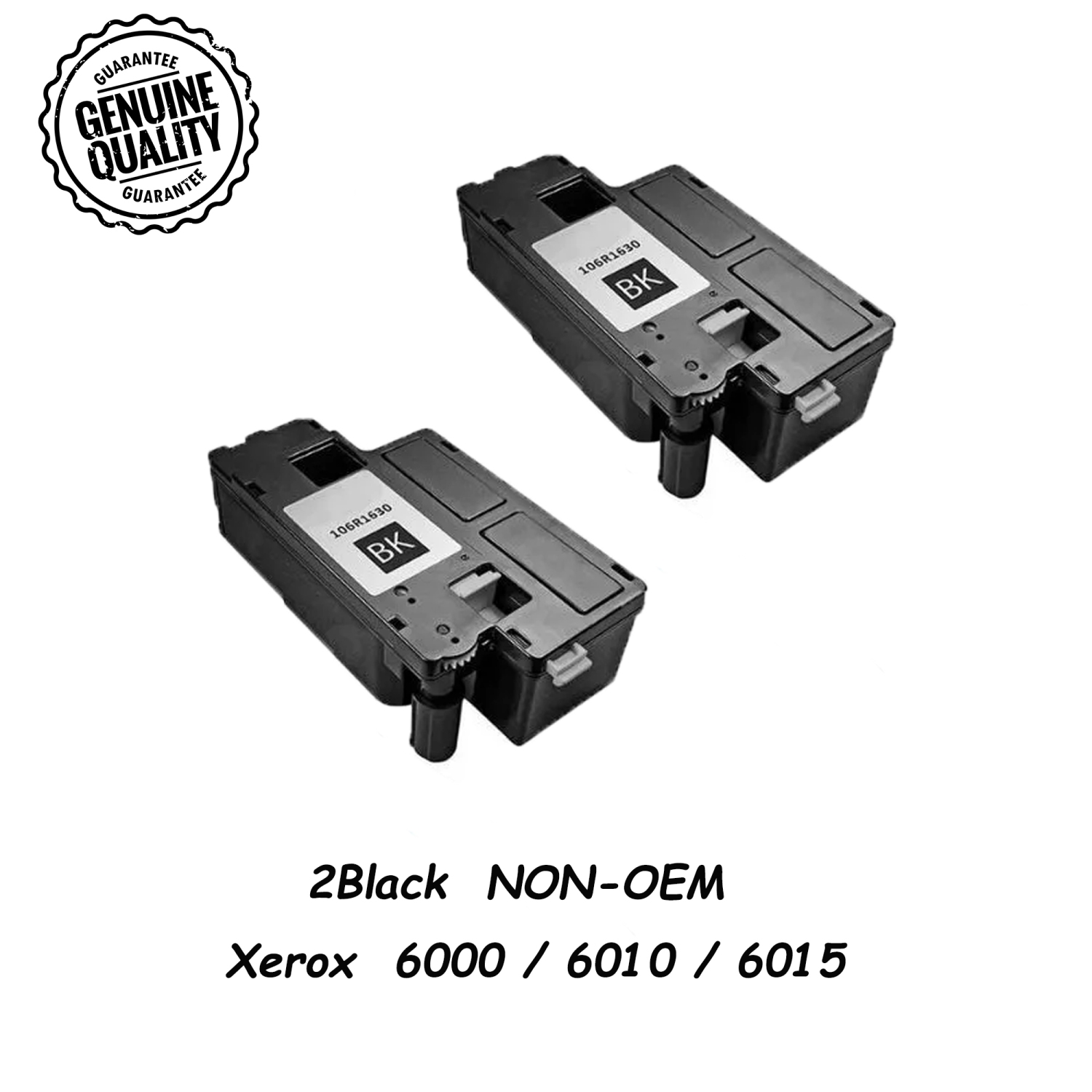Bestoner™ 2 Black Compatible Xerox 6015 Toner Cartridge 106R01630 for Xerox WorkCentre 6015/ni 6015ni 6015 6015n 6015v, Xerox Phaser 6000 6010 6010n